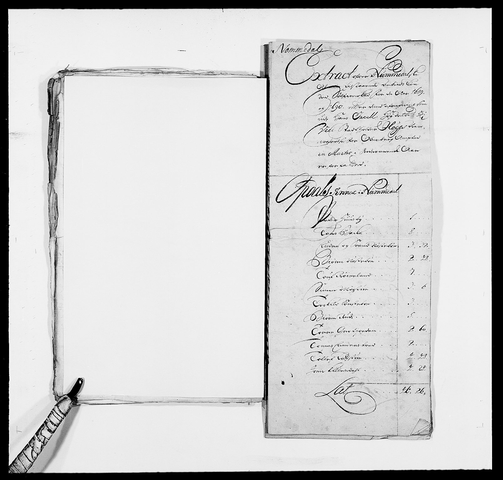 Rentekammeret inntil 1814, Reviderte regnskaper, Fogderegnskap, AV/RA-EA-4092/R24/L1574: Fogderegnskap Numedal og Sandsvær, 1688-1691, p. 20