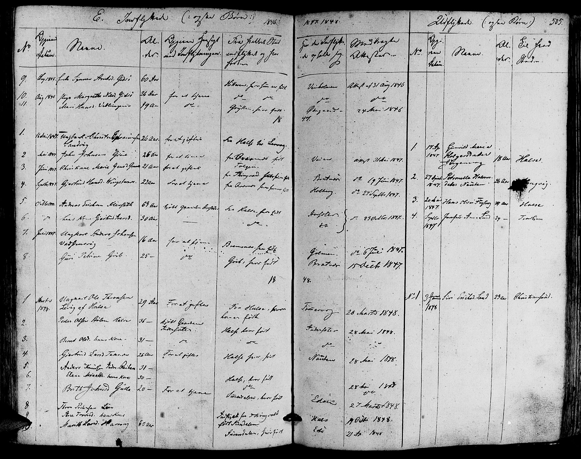 Ministerialprotokoller, klokkerbøker og fødselsregistre - Møre og Romsdal, SAT/A-1454/581/L0936: Parish register (official) no. 581A04, 1836-1852, p. 505
