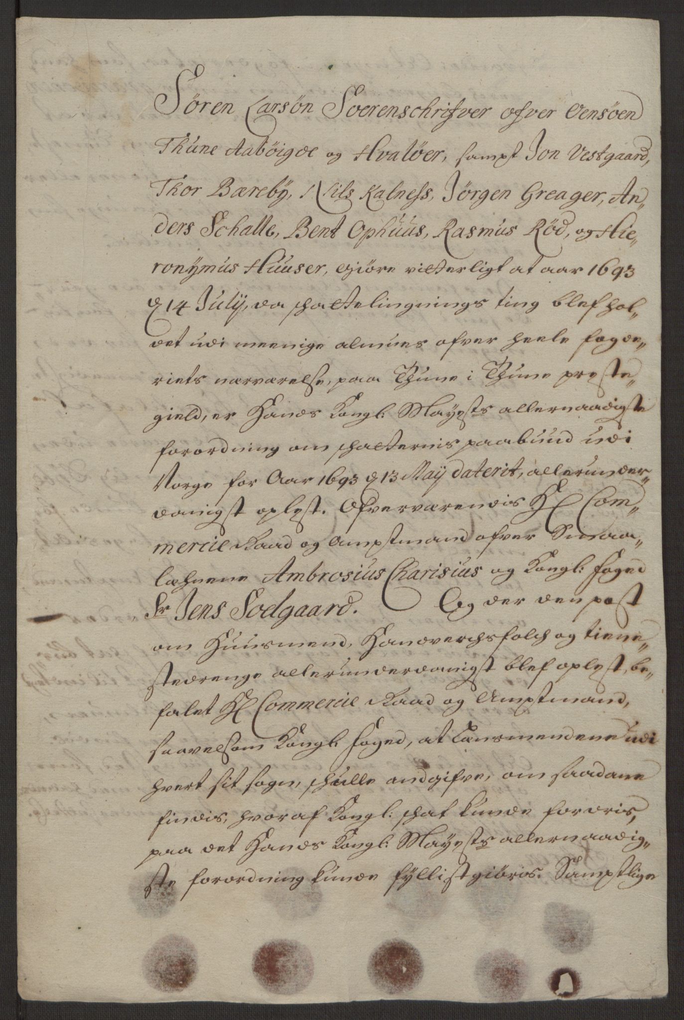 Rentekammeret inntil 1814, Reviderte regnskaper, Fogderegnskap, AV/RA-EA-4092/R03/L0120: Fogderegnskap Onsøy, Tune, Veme og Åbygge fogderi, 1692-1693, p. 391