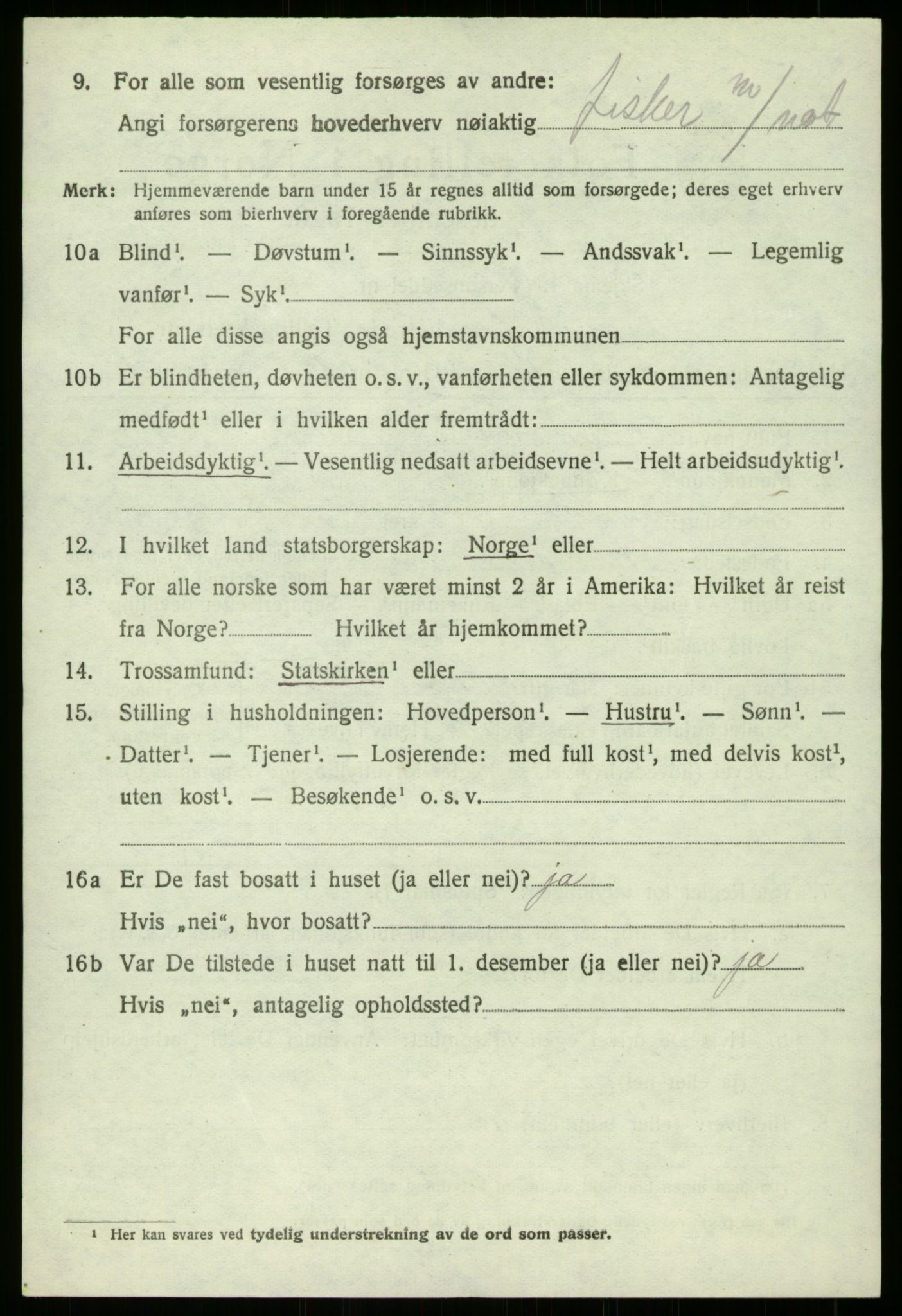 SAB, 1920 census for Manger, 1920, p. 7745