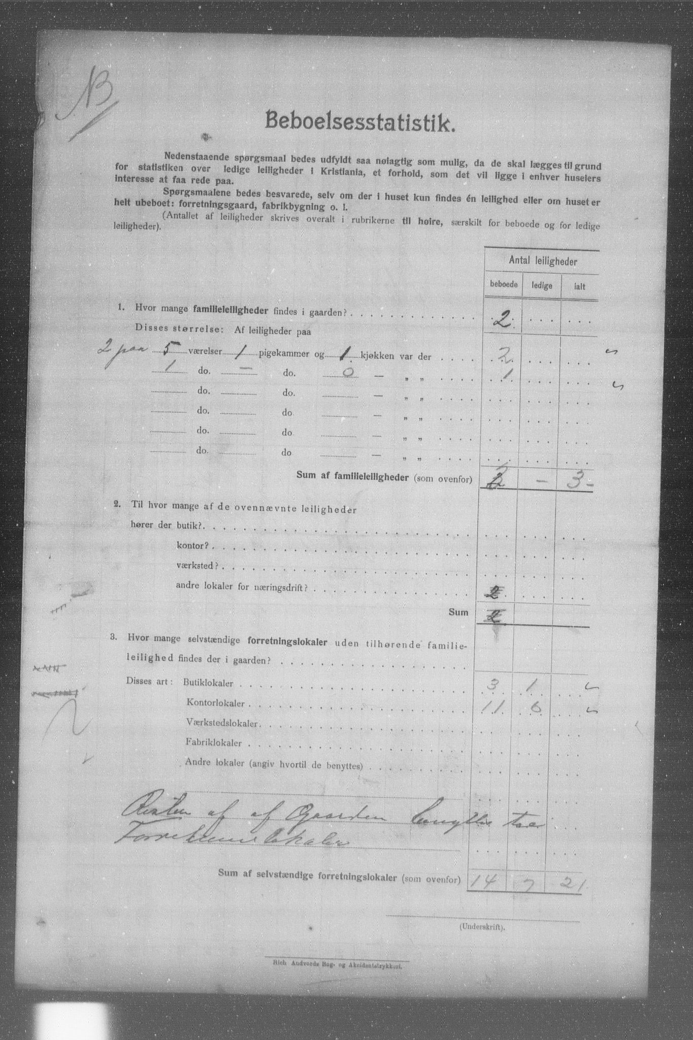 OBA, Municipal Census 1904 for Kristiania, 1904, p. 19431