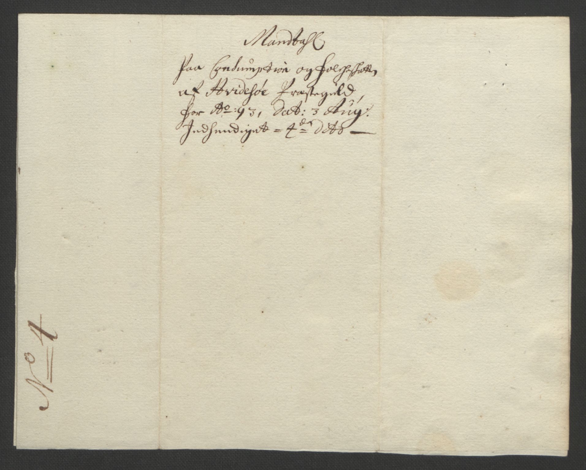 Rentekammeret inntil 1814, Reviderte regnskaper, Fogderegnskap, AV/RA-EA-4092/R35/L2091: Fogderegnskap Øvre og Nedre Telemark, 1690-1693, p. 302