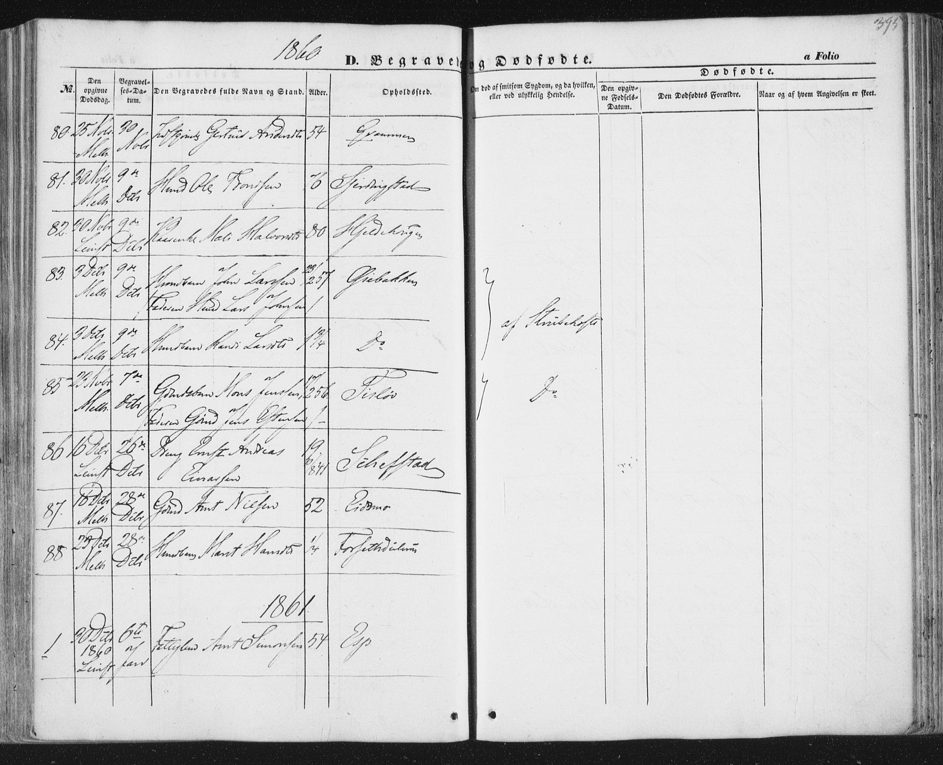 Ministerialprotokoller, klokkerbøker og fødselsregistre - Sør-Trøndelag, SAT/A-1456/691/L1076: Parish register (official) no. 691A08, 1852-1861, p. 395