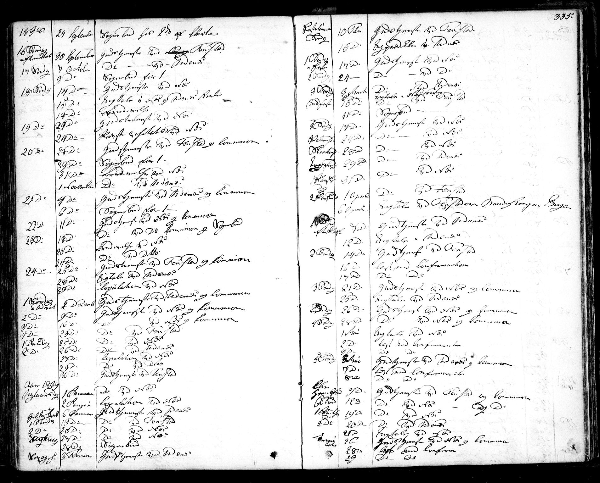 Nes prestekontor Kirkebøker, AV/SAO-A-10410/F/Fa/L0006: Parish register (official) no. I 6, 1833-1845, p. 335