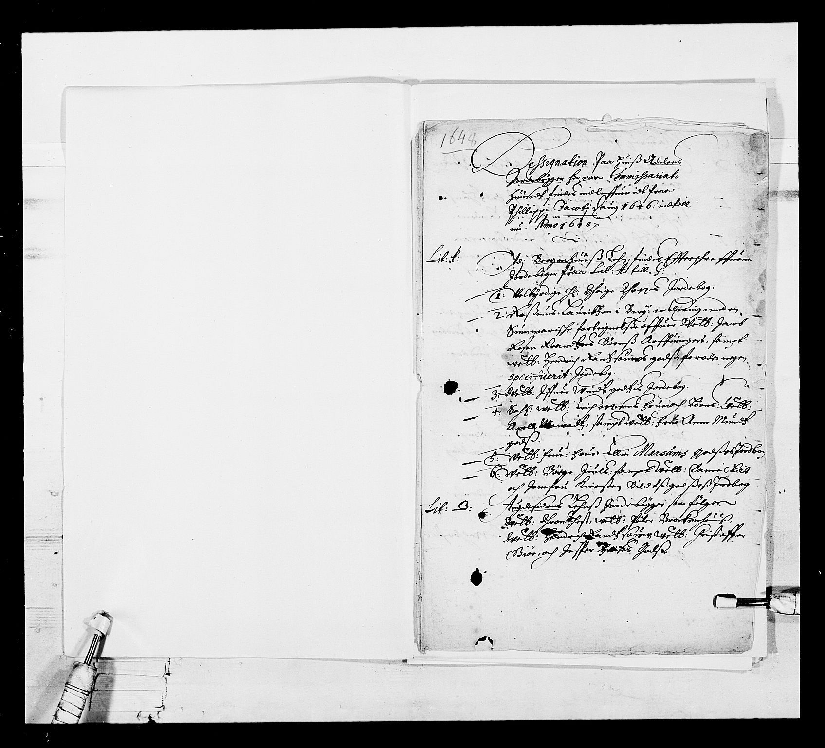 Stattholderembetet 1572-1771, AV/RA-EA-2870/Ek/L0020/0004: Jordebøker 1633-1658: / Adelsjordebøker innlevert mellom 1/5 1646 og 15/7 1648, 1646-1648, p. 2