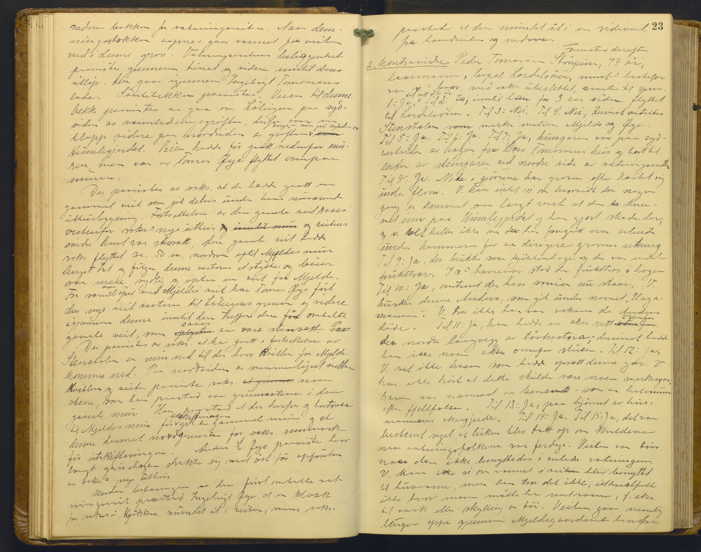 Indre Sogn tingrett, AV/SAB-A-3301/1/F/Fb/Fba/L0015: Sivile og offentlege saker, Bb 11, 1923-1928, p. 22b-23a