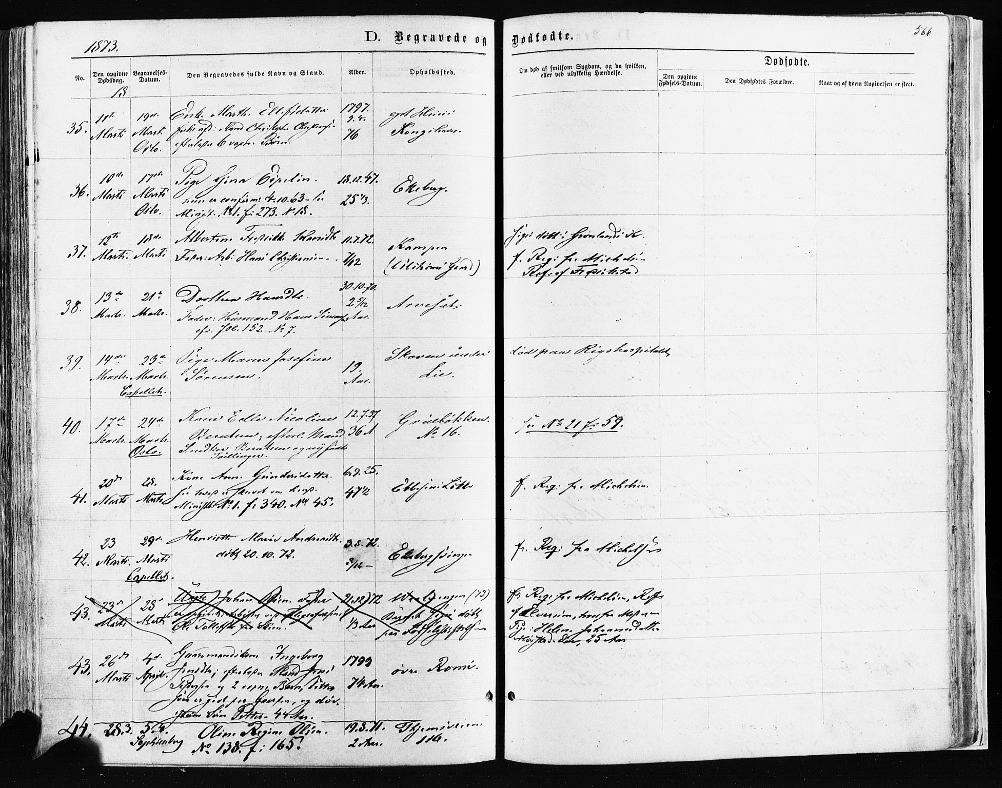 Østre Aker prestekontor Kirkebøker, AV/SAO-A-10840/F/Fa/L0003: Parish register (official) no. I 3, 1869-1875, p. 566