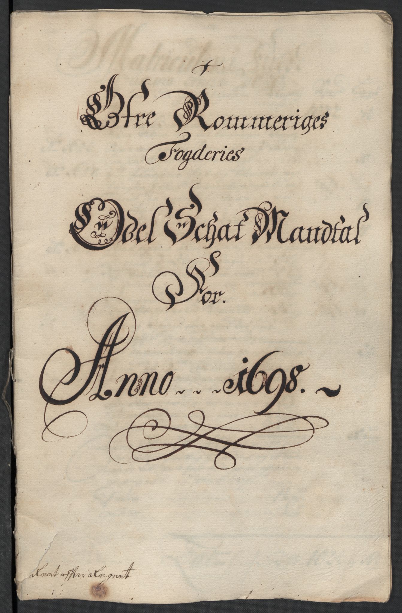 Rentekammeret inntil 1814, Reviderte regnskaper, Fogderegnskap, AV/RA-EA-4092/R12/L0710: Fogderegnskap Øvre Romerike, 1698, p. 215