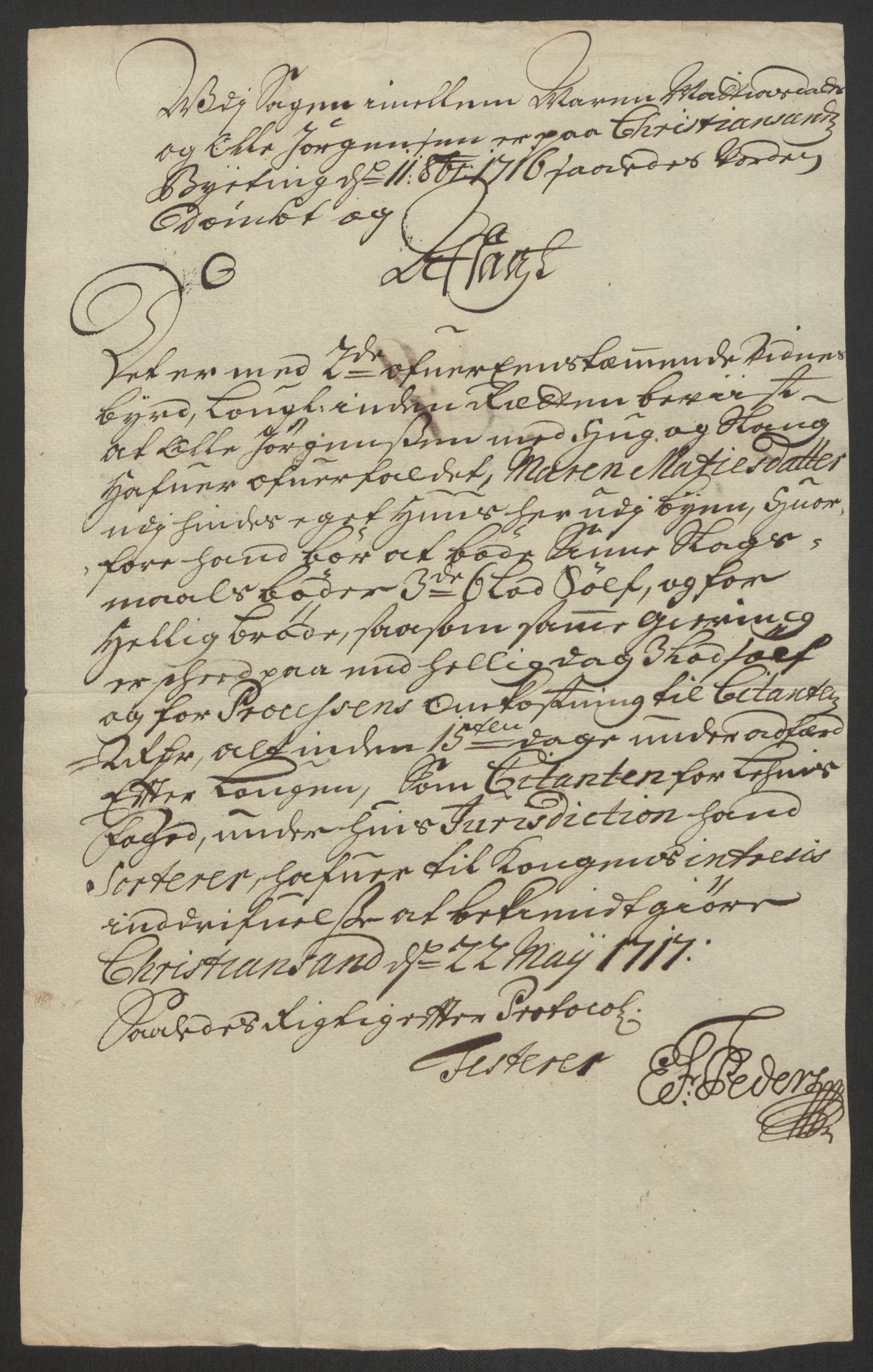 Rentekammeret inntil 1814, Reviderte regnskaper, Byregnskaper, RA/EA-4066/R/Rm/L0285: [M18] Sikt og sakefall, 1681-1718, p. 542