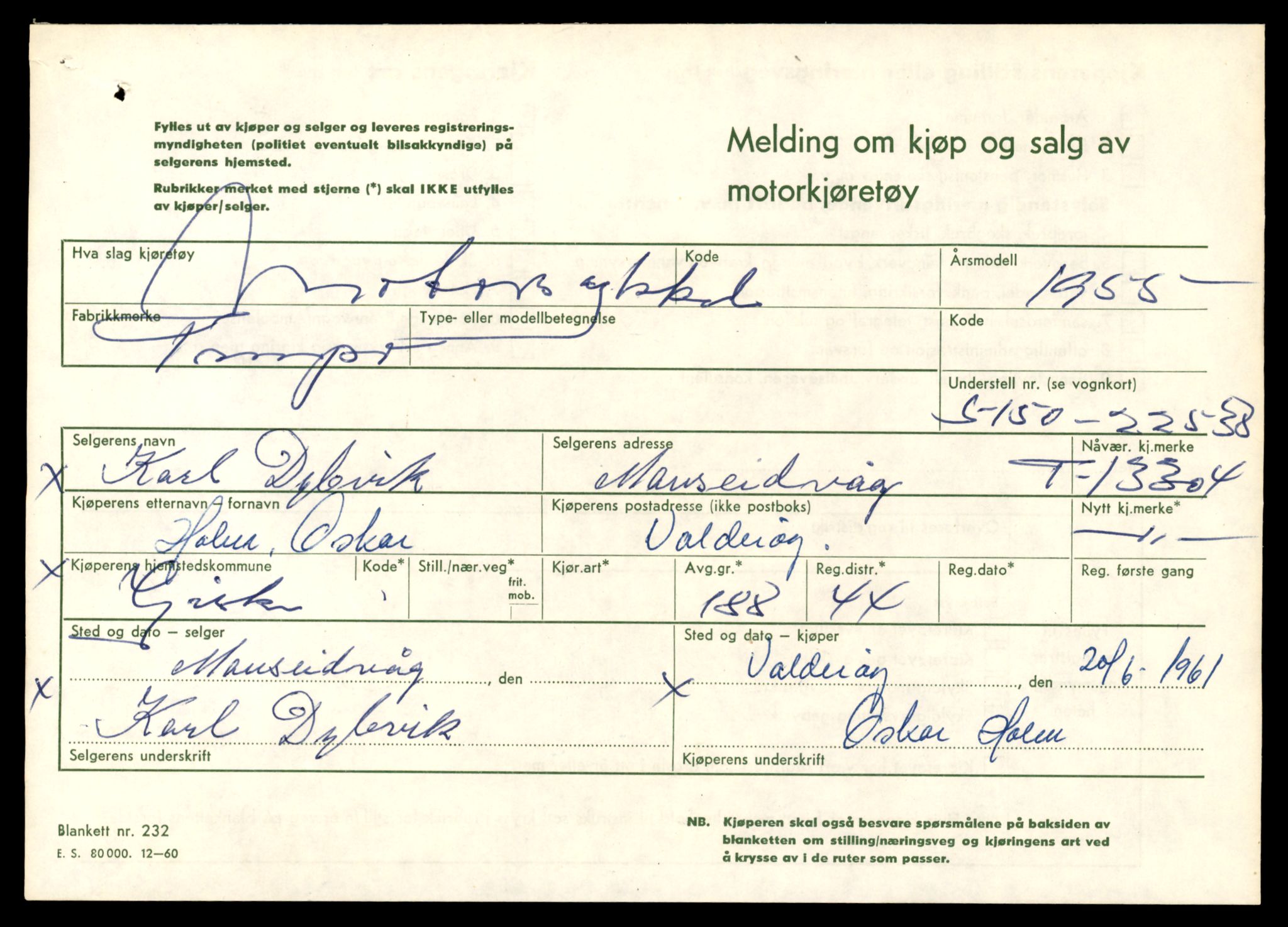 Møre og Romsdal vegkontor - Ålesund trafikkstasjon, AV/SAT-A-4099/F/Fe/L0038: Registreringskort for kjøretøy T 13180 - T 13360, 1927-1998, p. 2153