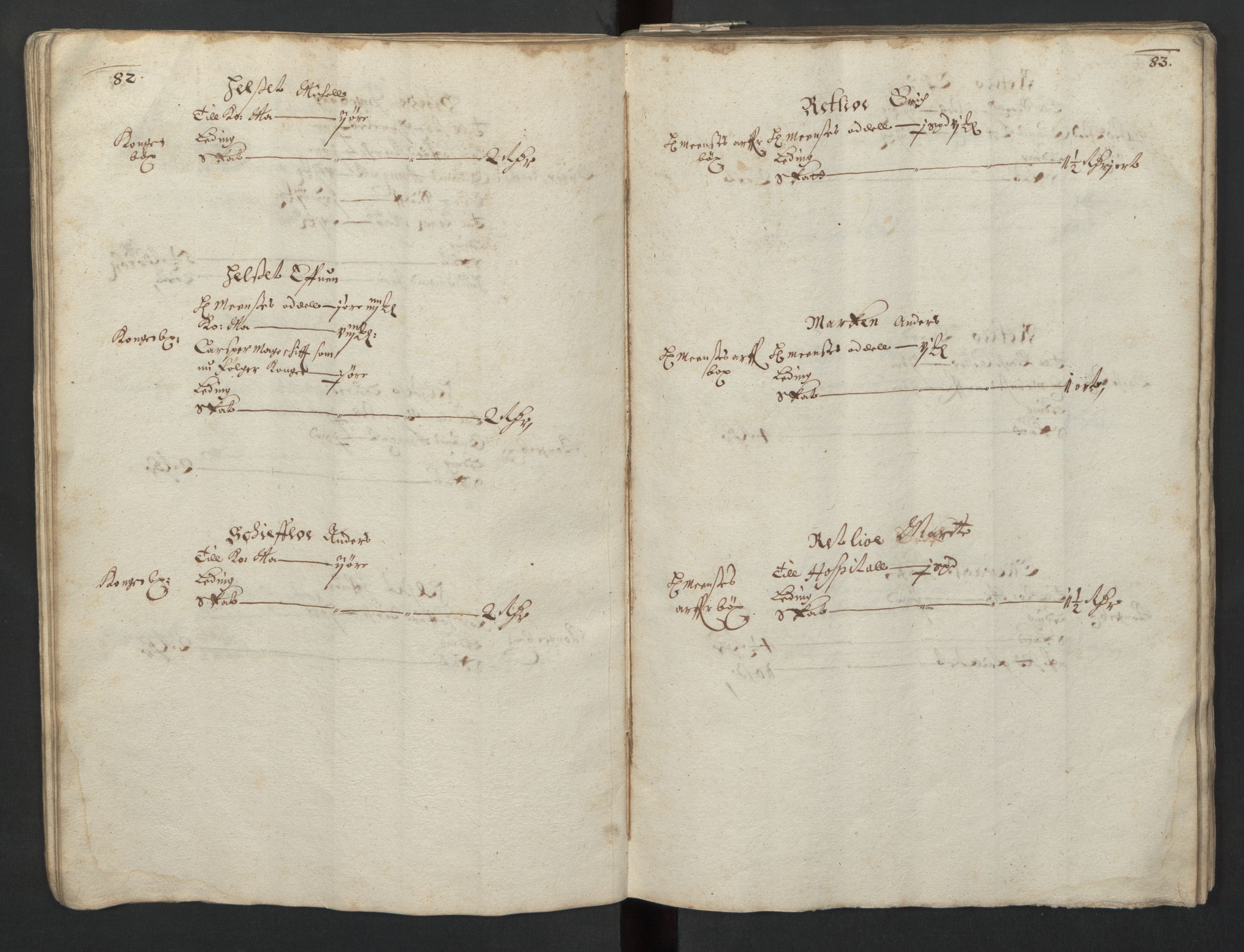 Rentekammeret inntil 1814, Realistisk ordnet avdeling, AV/RA-EA-4070/L/L0029/0001: Trondheim lagdømme: / Alminnelig jordebok og skattemanntall - Inderøy, 1661, p. 82-83