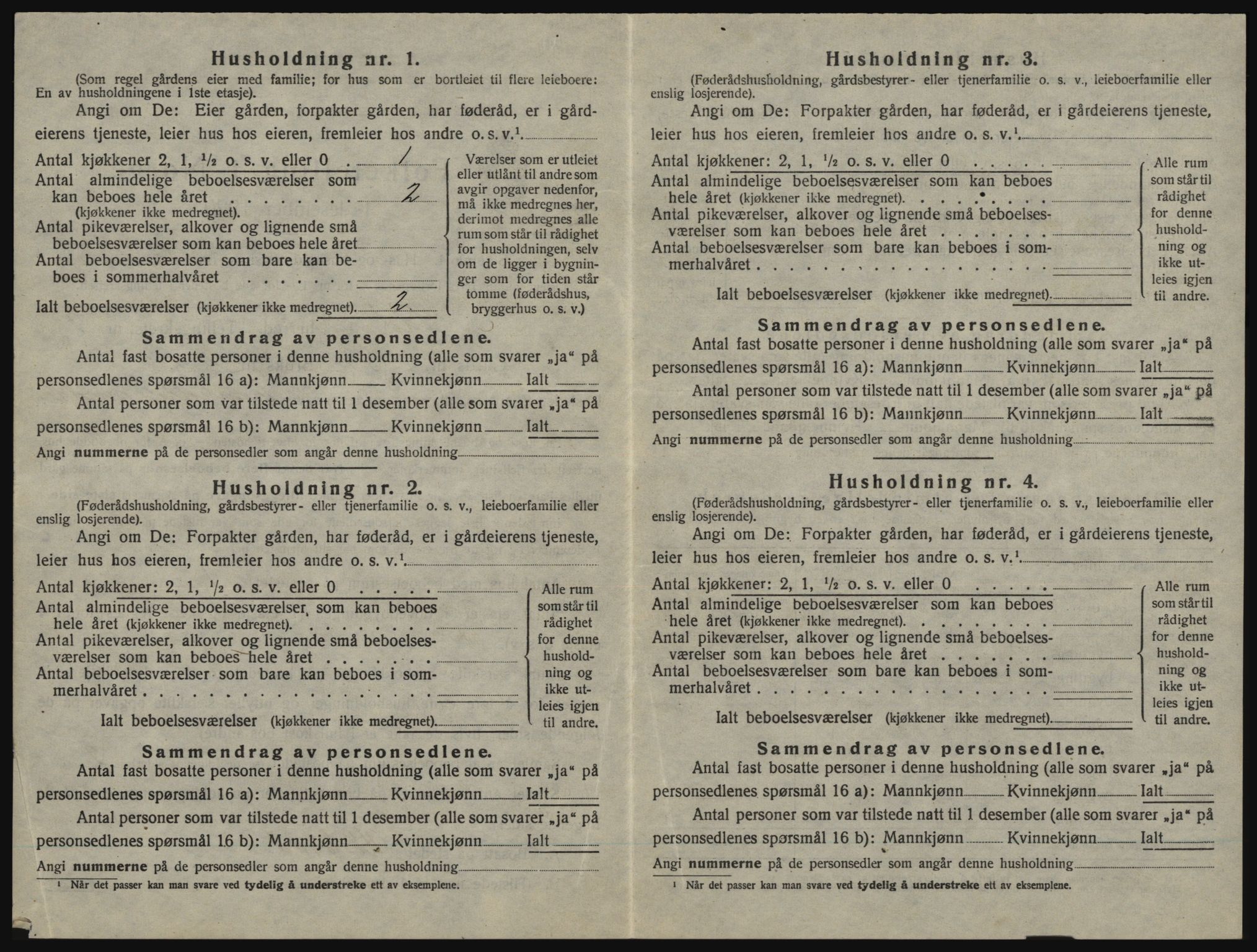 SAO, 1920 census for Idd, 1920, p. 1331