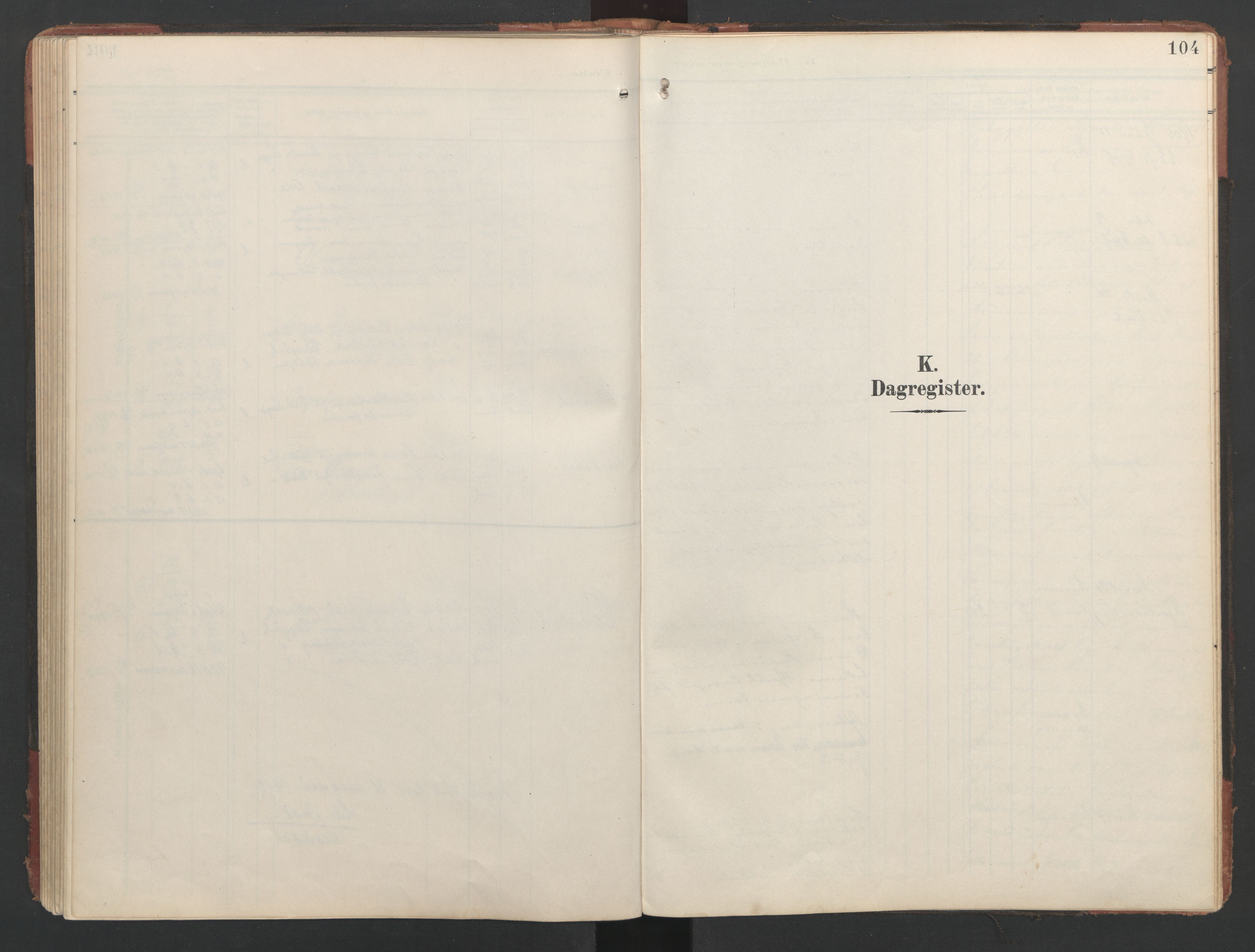 Ministerialprotokoller, klokkerbøker og fødselsregistre - Nordland, SAT/A-1459/867/L0966: Parish register (copy) no. 867C01, 1904-1952, p. 104