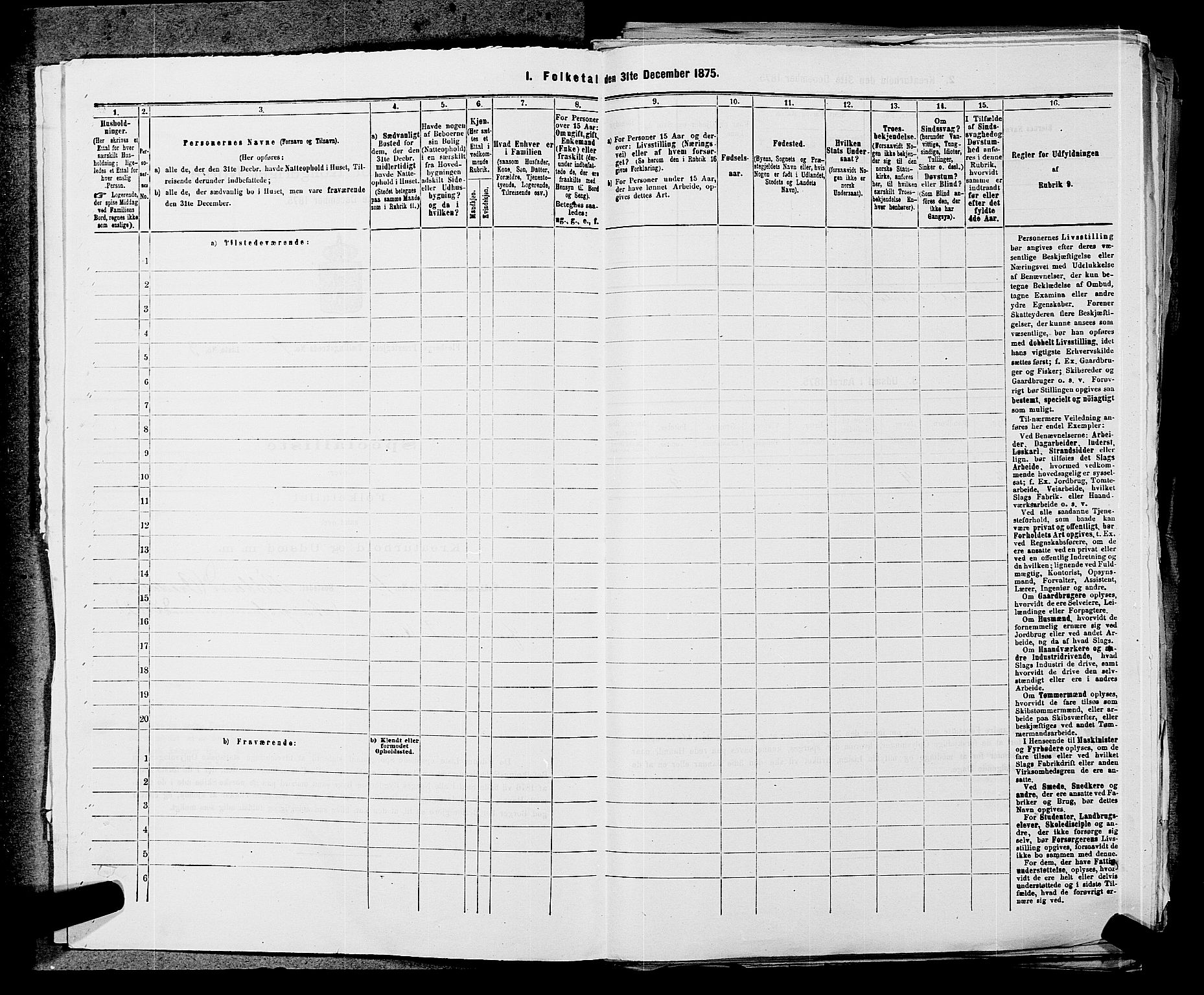 SAKO, 1875 census for 0631P Flesberg, 1875, p. 59