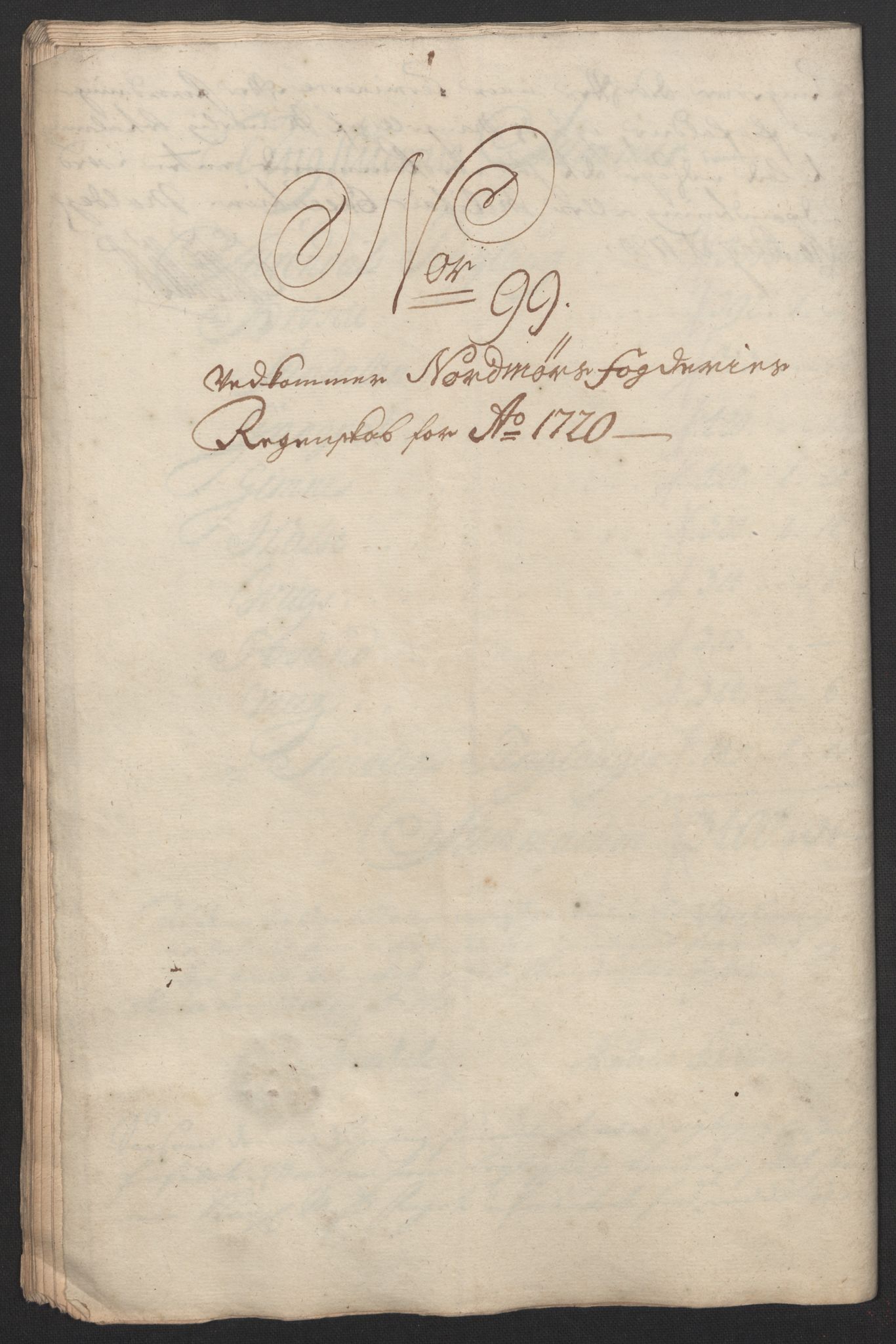Rentekammeret inntil 1814, Reviderte regnskaper, Fogderegnskap, RA/EA-4092/R56/L3753: Fogderegnskap Nordmøre, 1720, p. 326