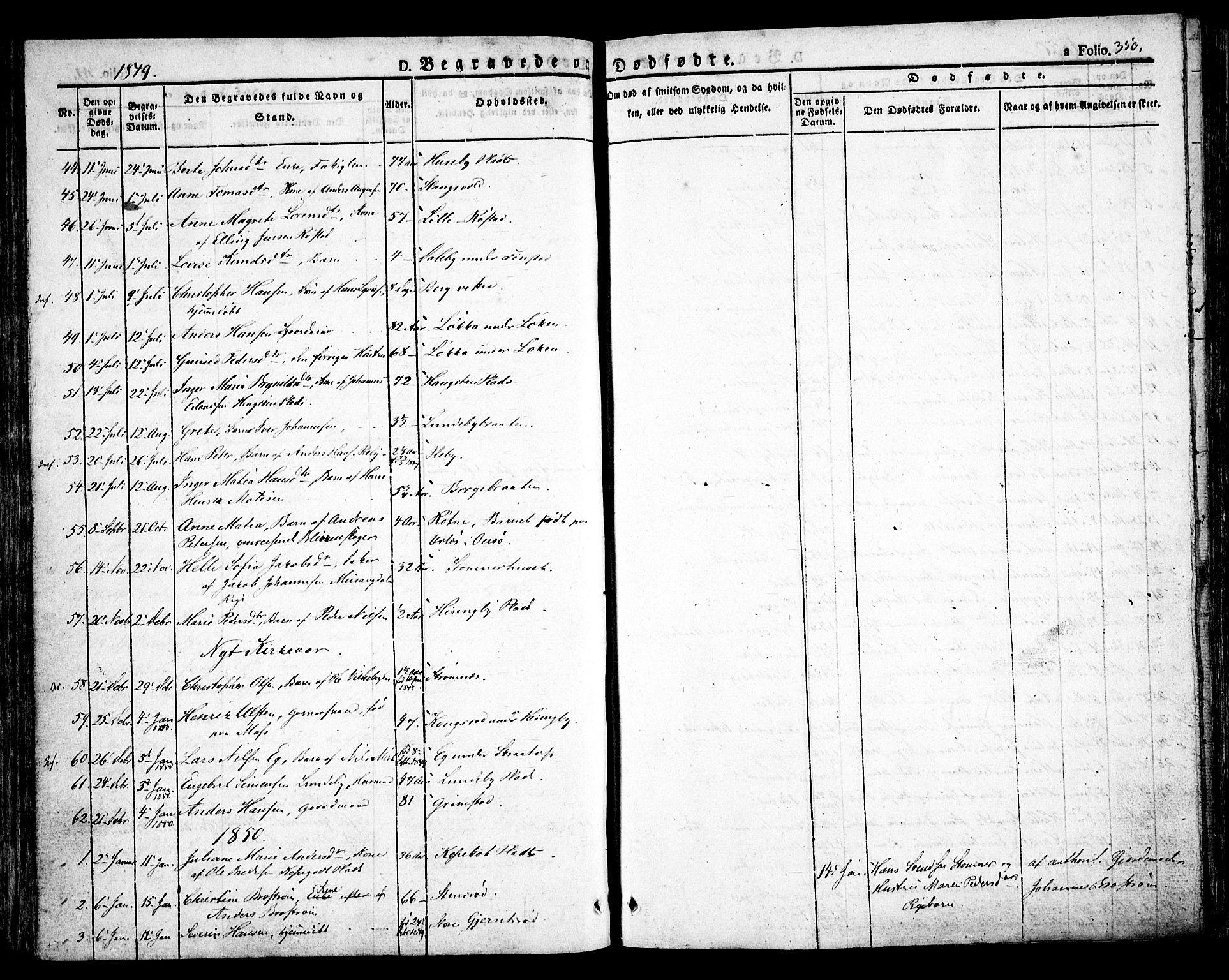 Råde prestekontor kirkebøker, SAO/A-2009/F/Fa/L0005: Parish register (official) no. 5, 1830-1853, p. 350