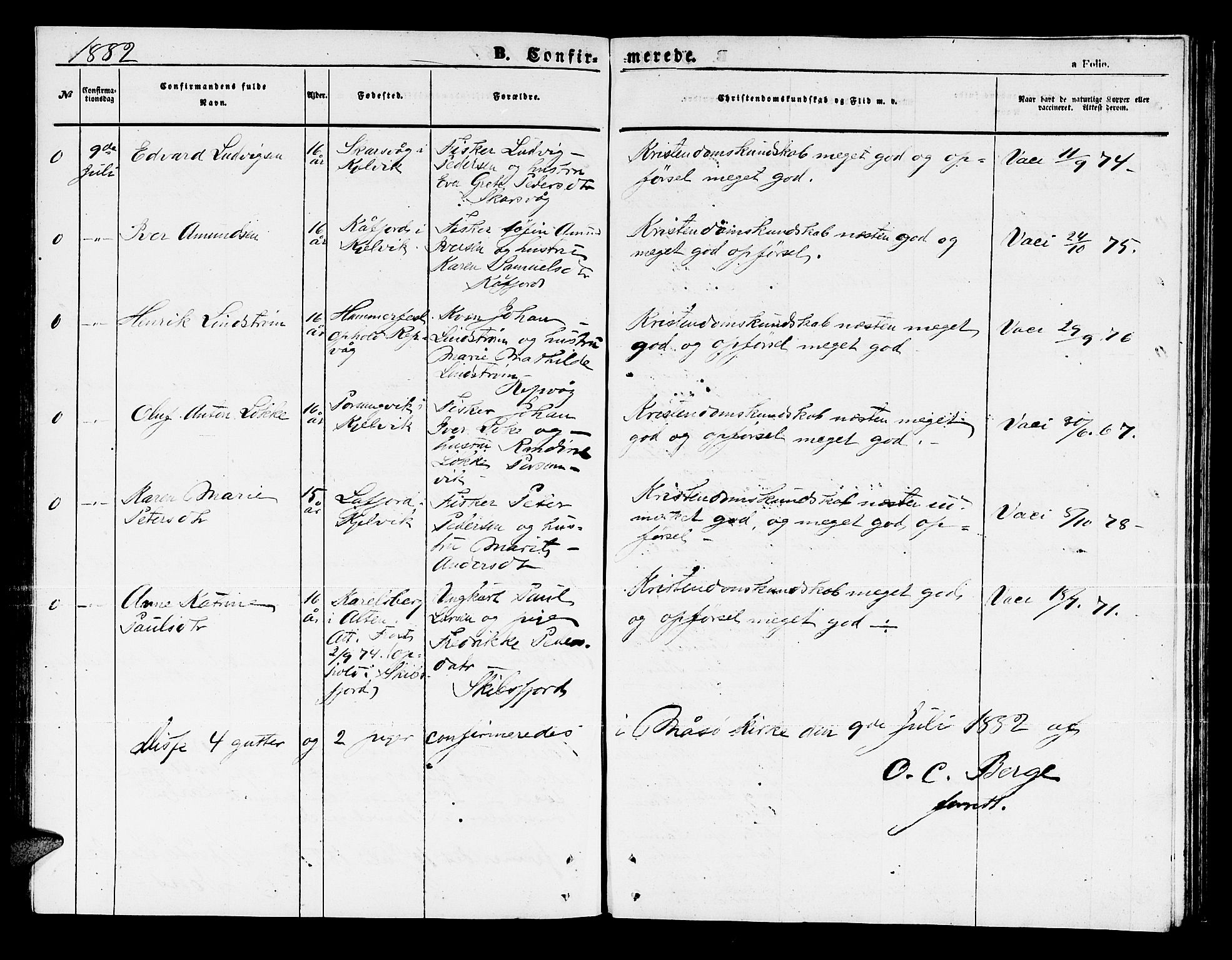 Måsøy sokneprestkontor, SATØ/S-1348/H/Hb/L0003klokker: Parish register (copy) no. 3, 1861-1886