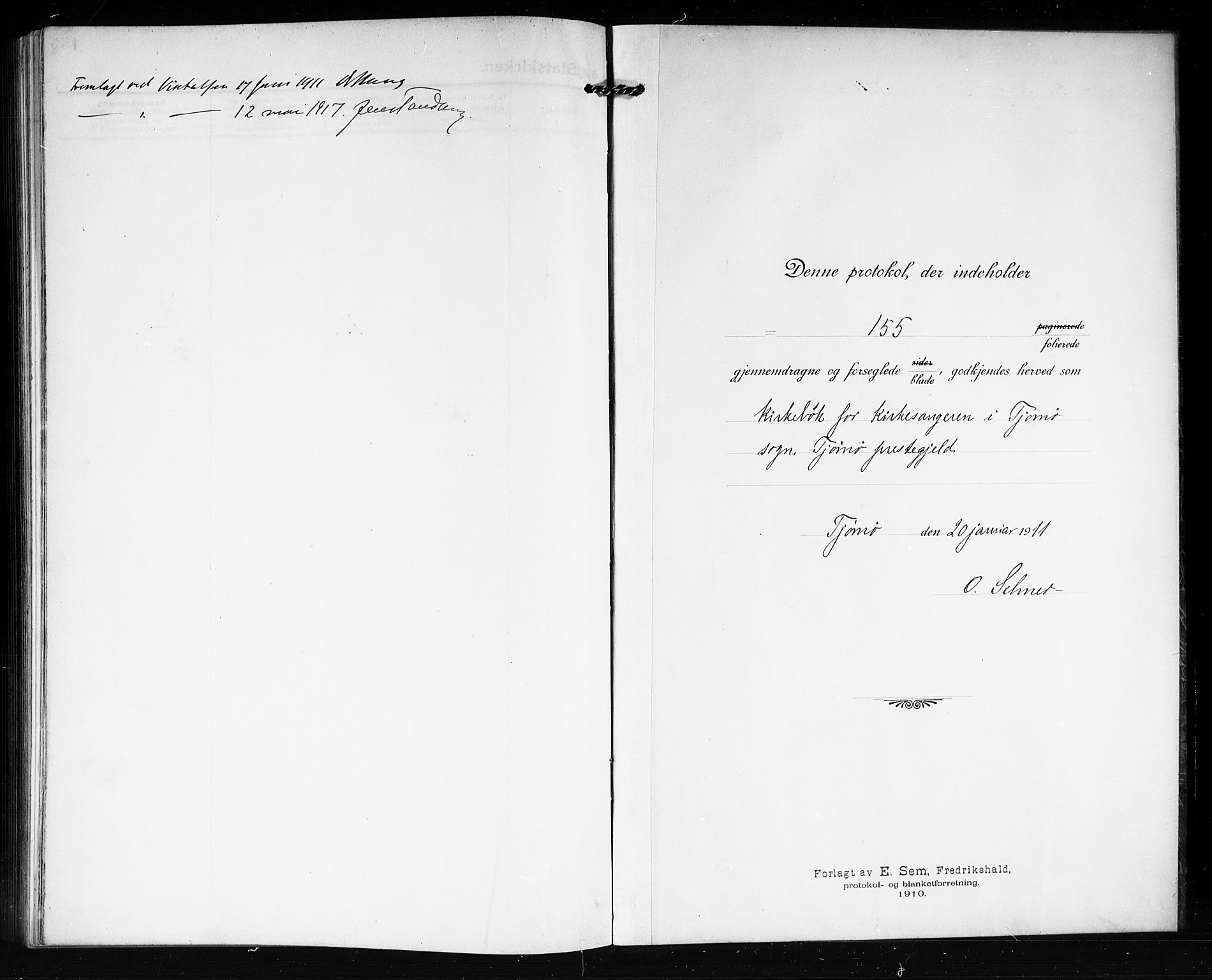 Tjøme kirkebøker, SAKO/A-328/G/Ga/L0002: Parish register (copy) no. 2, 1911-1920