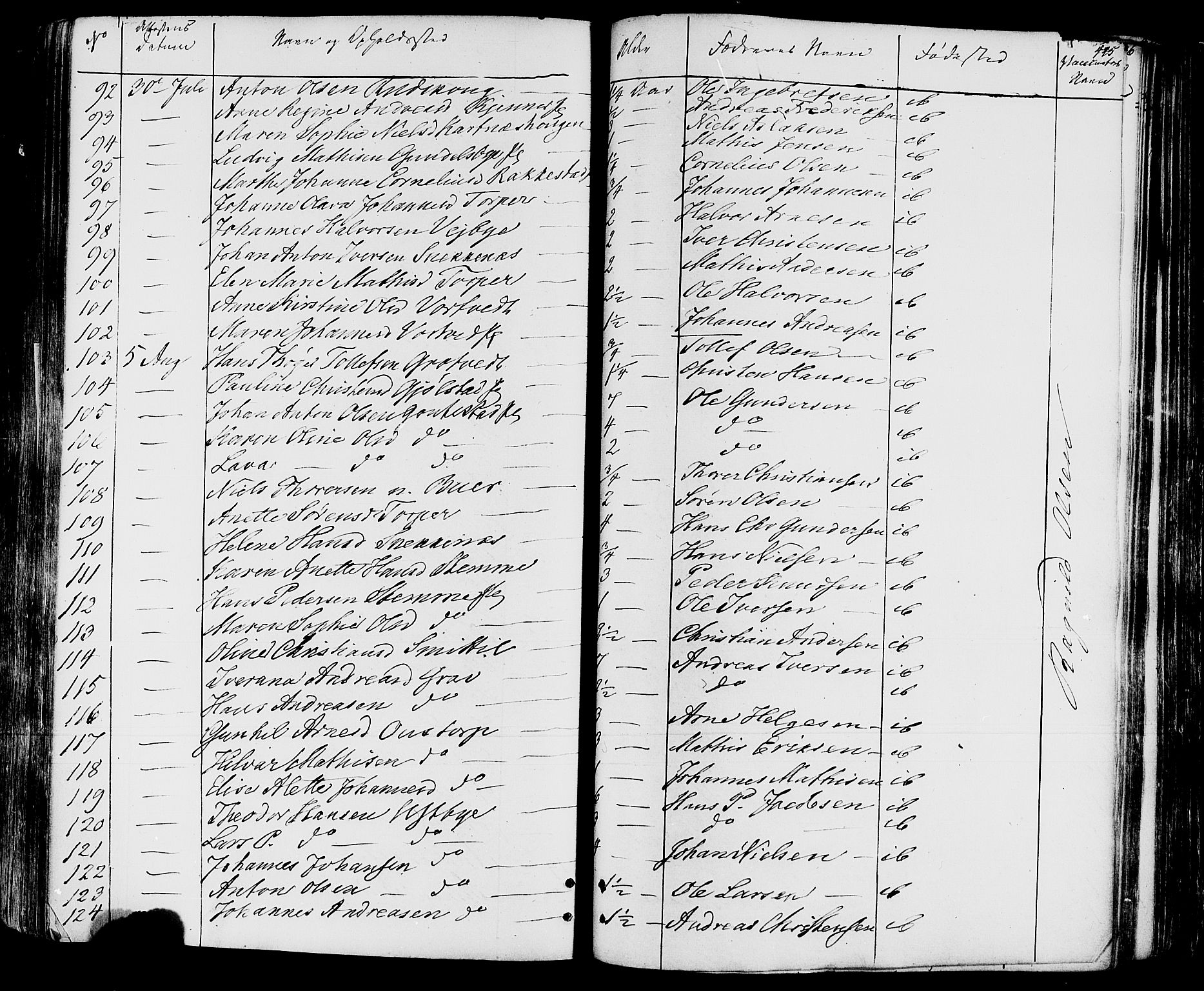 Rakkestad prestekontor Kirkebøker, AV/SAO-A-2008/F/Fa/L0011: Parish register (official) no. I 11, 1862-1877, p. 445