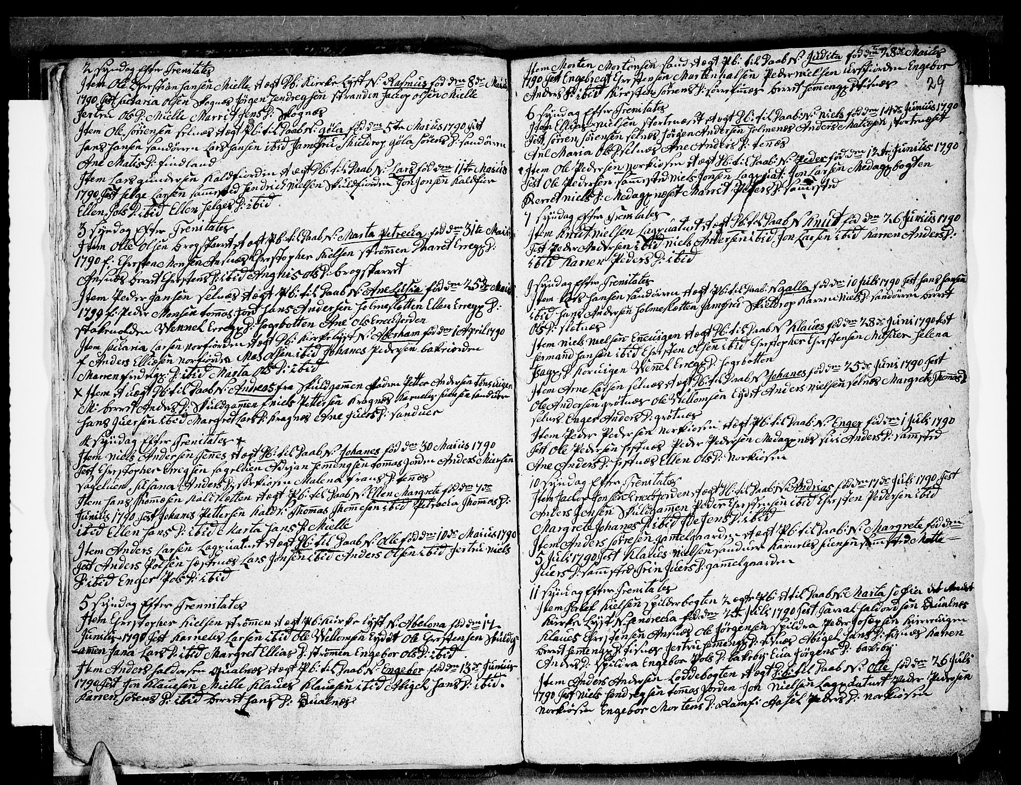 Tromsø sokneprestkontor/stiftsprosti/domprosti, AV/SATØ-S-1343/G/Ga/L0004kirke: Parish register (official) no. 4, 1787-1795, p. 29