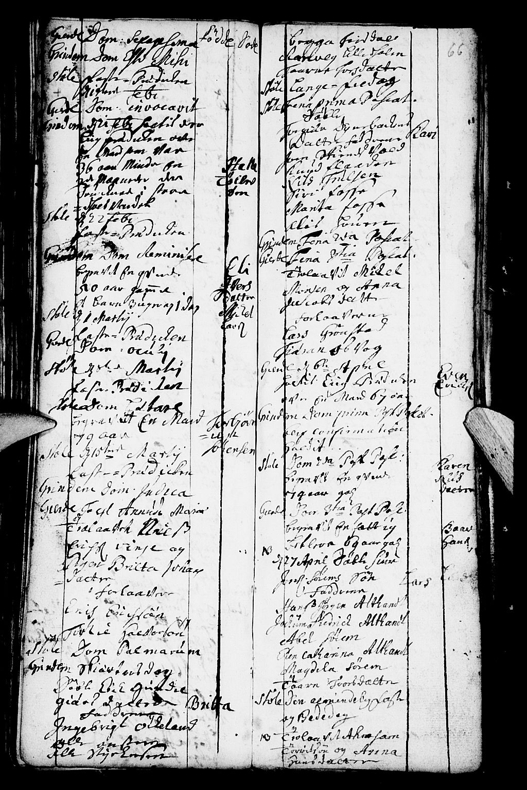 Etne sokneprestembete, SAB/A-75001/H/Haa: Parish register (official) no. A 2, 1725-1755, p. 66