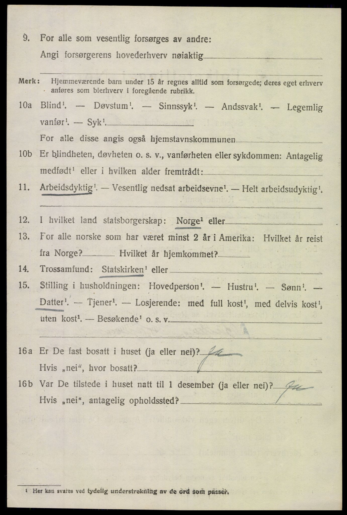 SAH, 1920 census for Sør-Aurdal, 1920, p. 5476