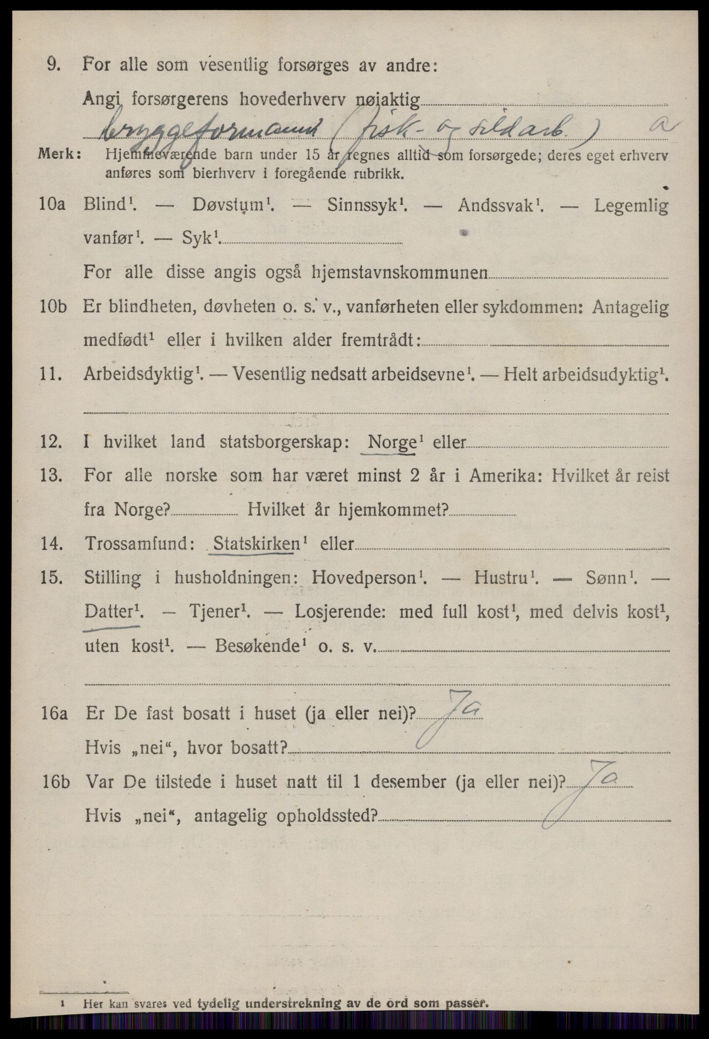 SAT, 1920 census for Bremsnes, 1920, p. 1514