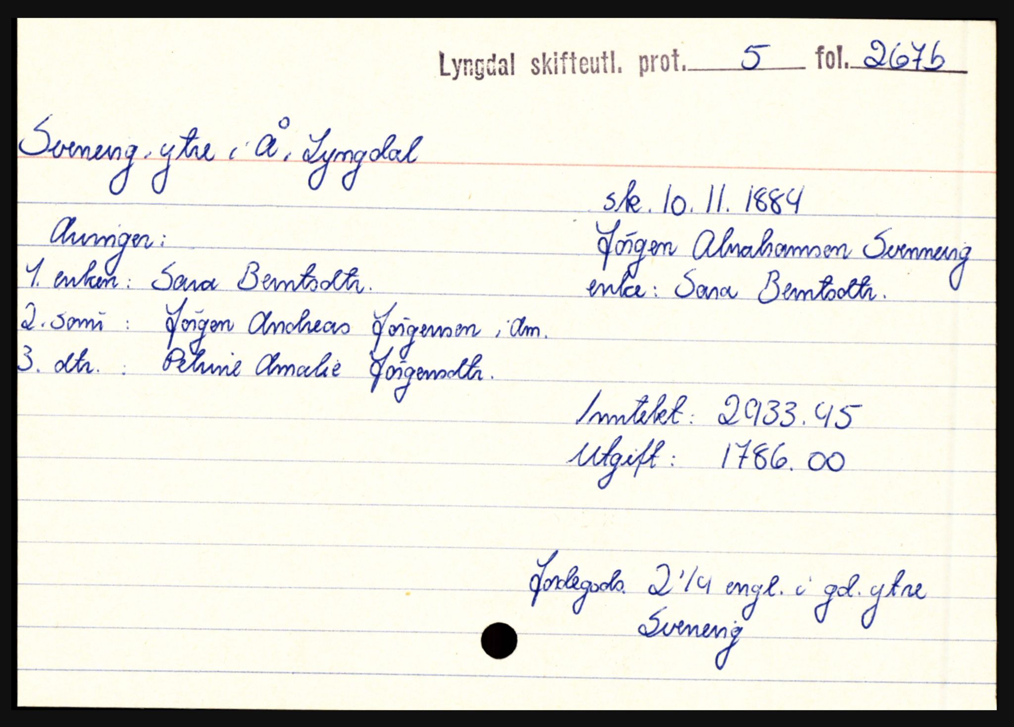 Lyngdal sorenskriveri, SAK/1221-0004/H, p. 11195
