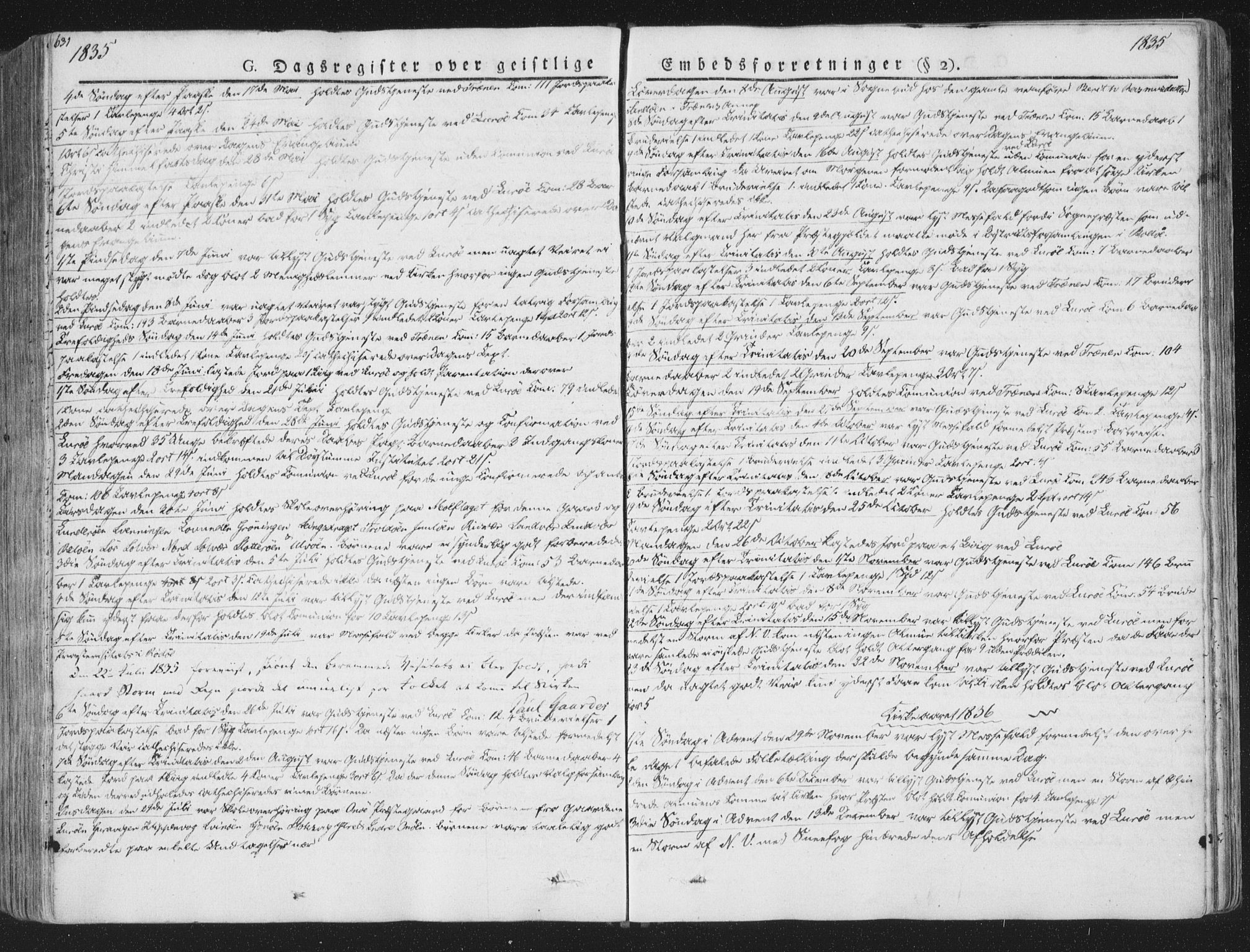 Ministerialprotokoller, klokkerbøker og fødselsregistre - Nordland, SAT/A-1459/839/L0566: Parish register (official) no. 839A03, 1825-1862, p. 631