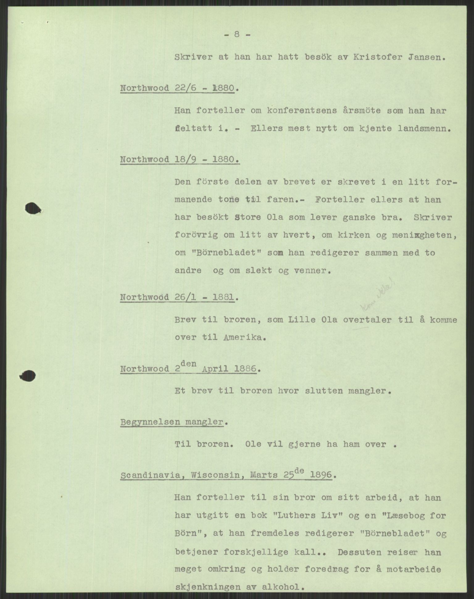 Samlinger til kildeutgivelse, Amerikabrevene, AV/RA-EA-4057/F/L0037: Arne Odd Johnsens amerikabrevsamling I, 1855-1900, p. 549