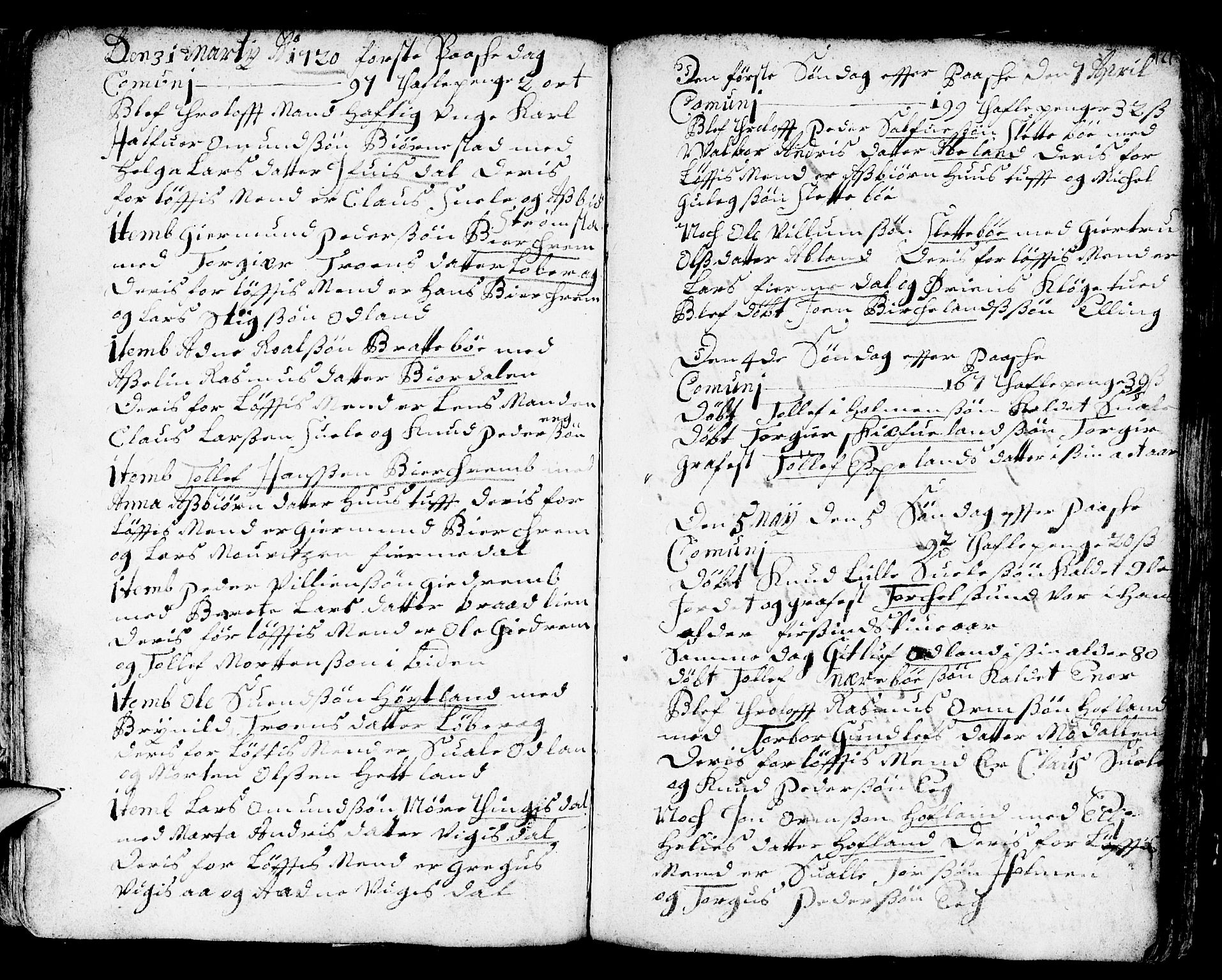 Helleland sokneprestkontor, SAST/A-101810: Parish register (official) no. A 1 /2, 1713-1761, p. 121