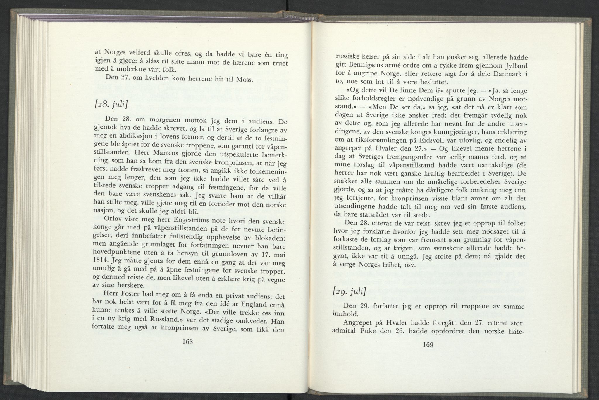 Andre publikasjoner, PUBL/PUBL-999/0003/0002: Christian Frederiks dagbok fra 1814 (1954), 1814, p. 88