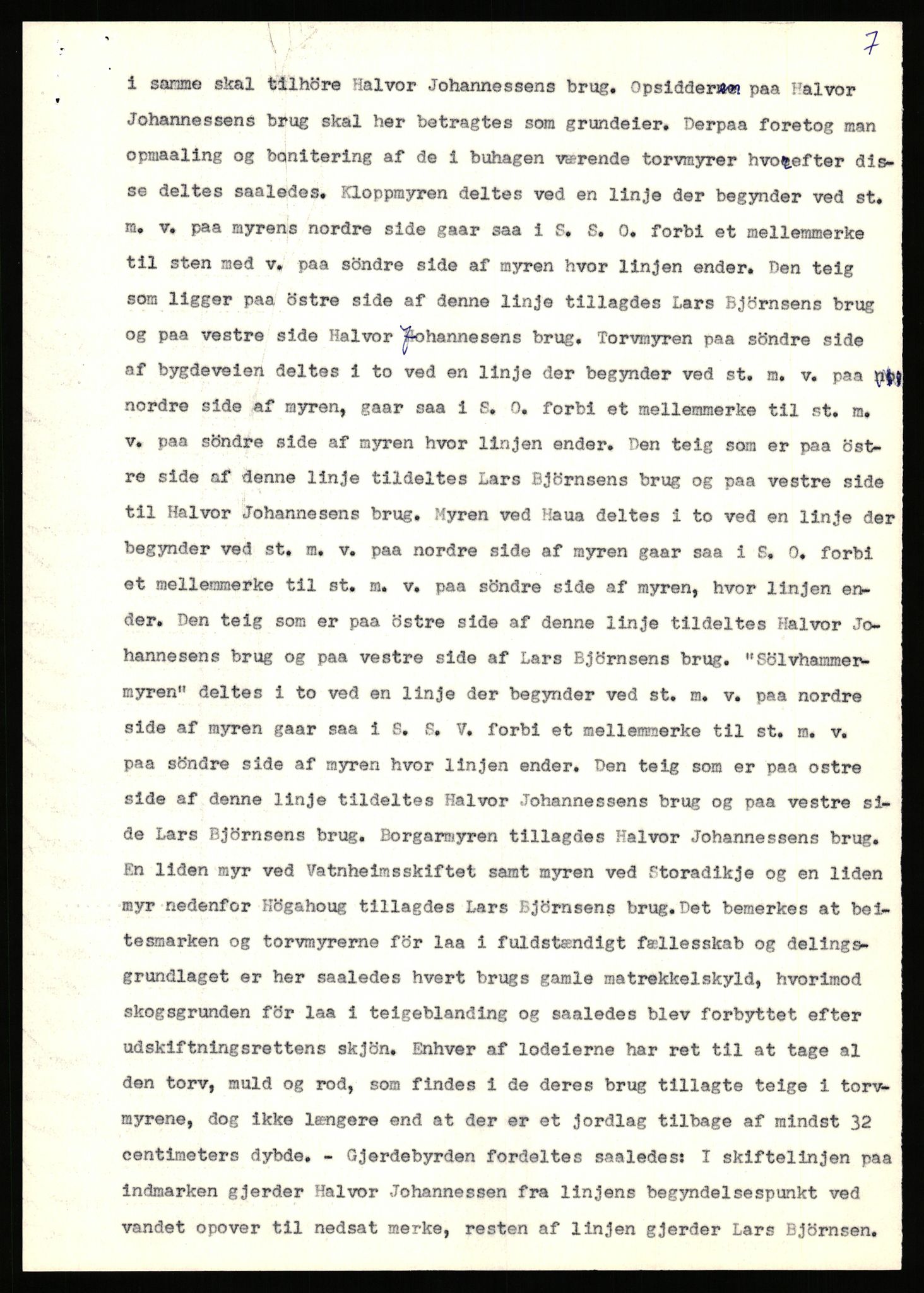 Statsarkivet i Stavanger, AV/SAST-A-101971/03/Y/Yj/L0040: Avskrifter sortert etter gårdnavn: Hovland i Egersun - Hustveit, 1750-1930, p. 709