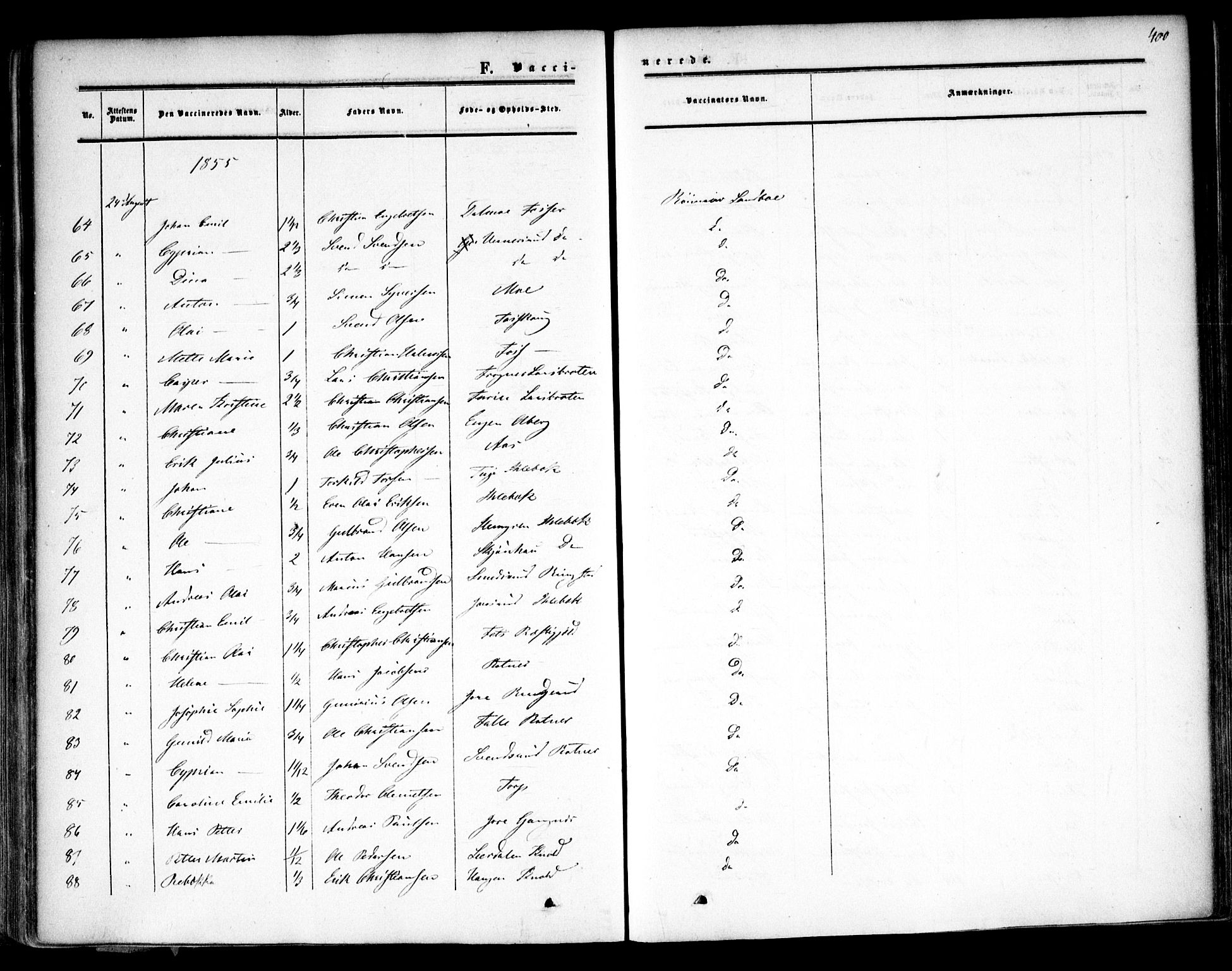 Høland prestekontor Kirkebøker, AV/SAO-A-10346a/F/Fa/L0010: Parish register (official) no. I 10, 1854-1861, p. 400