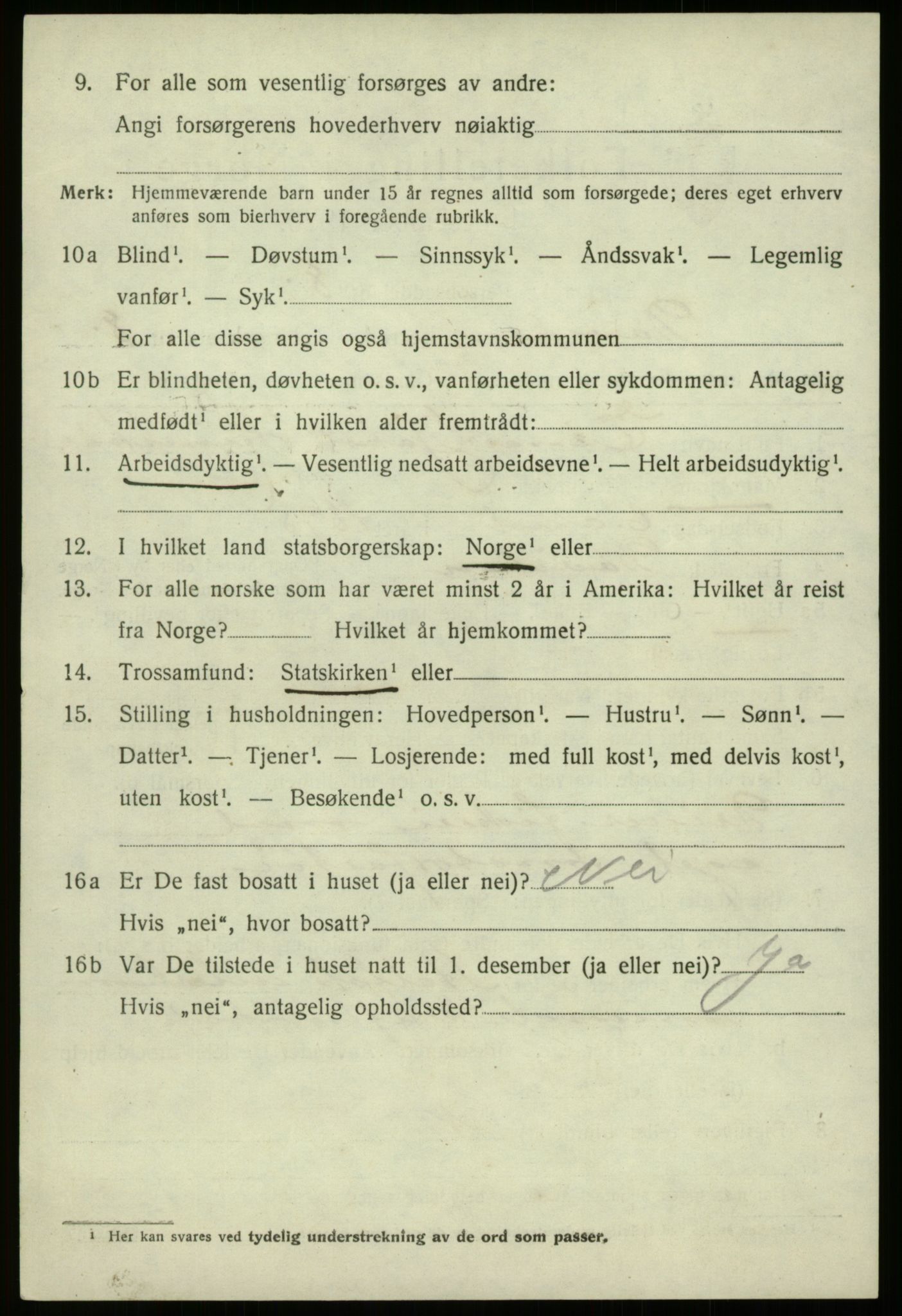 SAB, 1920 census for Davik, 1920, p. 4788