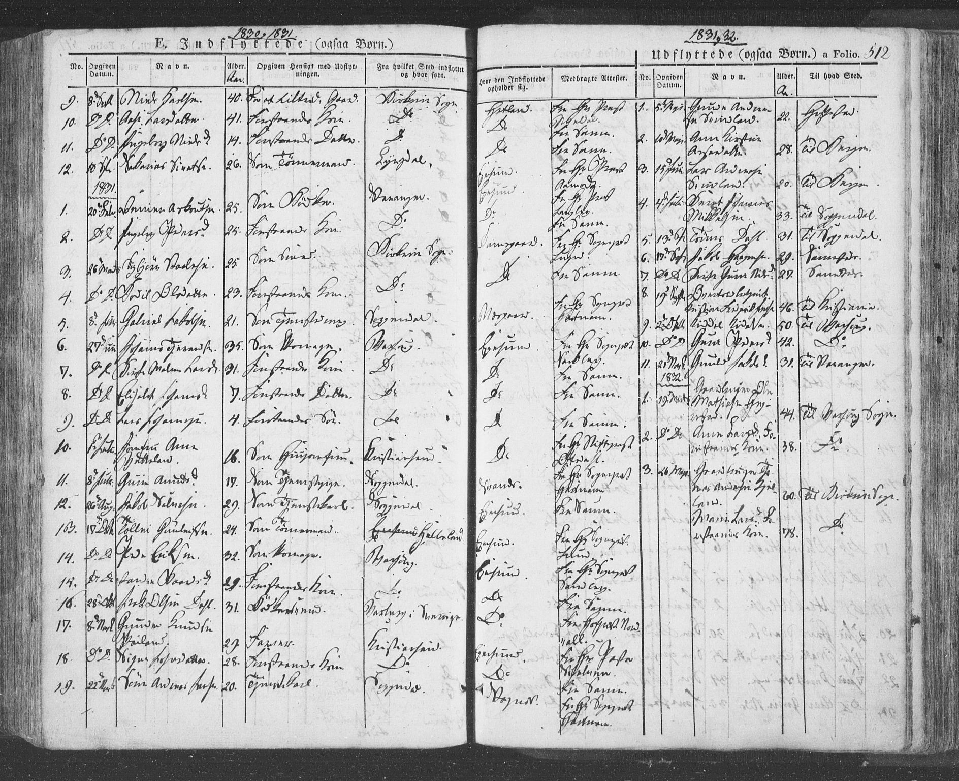 Eigersund sokneprestkontor, AV/SAST-A-101807/S08/L0009: Parish register (official) no. A 9, 1827-1850, p. 512