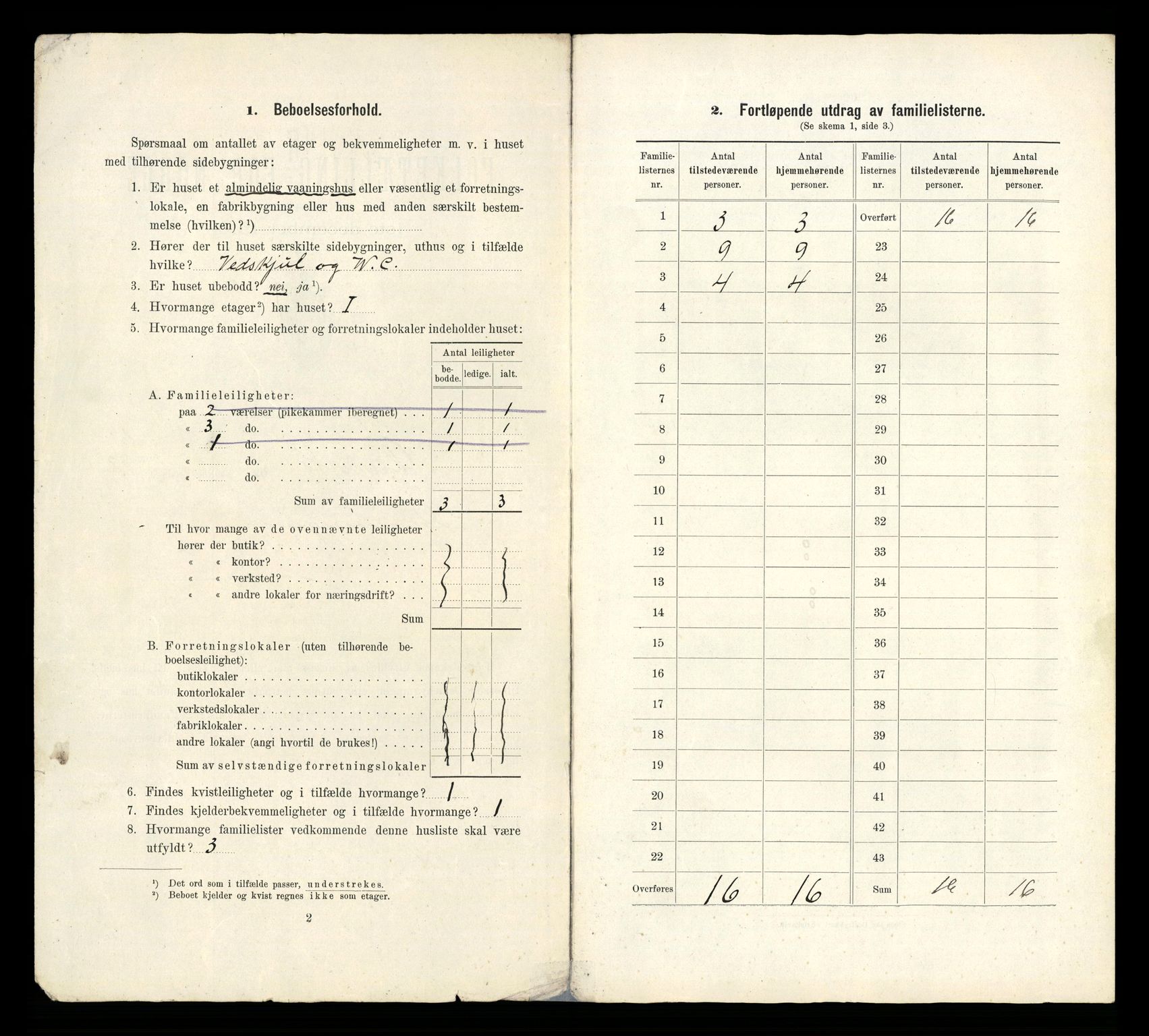 RA, 1910 census for Larvik, 1910, p. 3846