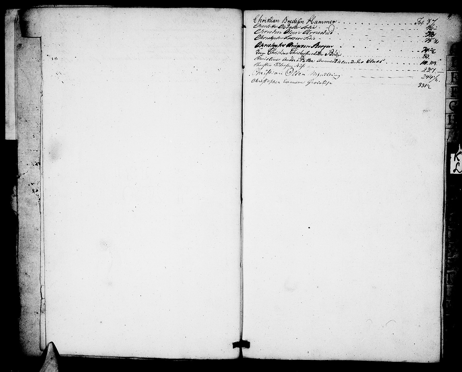 Aker sorenskriveri, SAO/A-10895/H/Hc/Hcb/L0001: Skifteregistreringsprotokoll - Asker, 1819-1862, p. 3b-4a