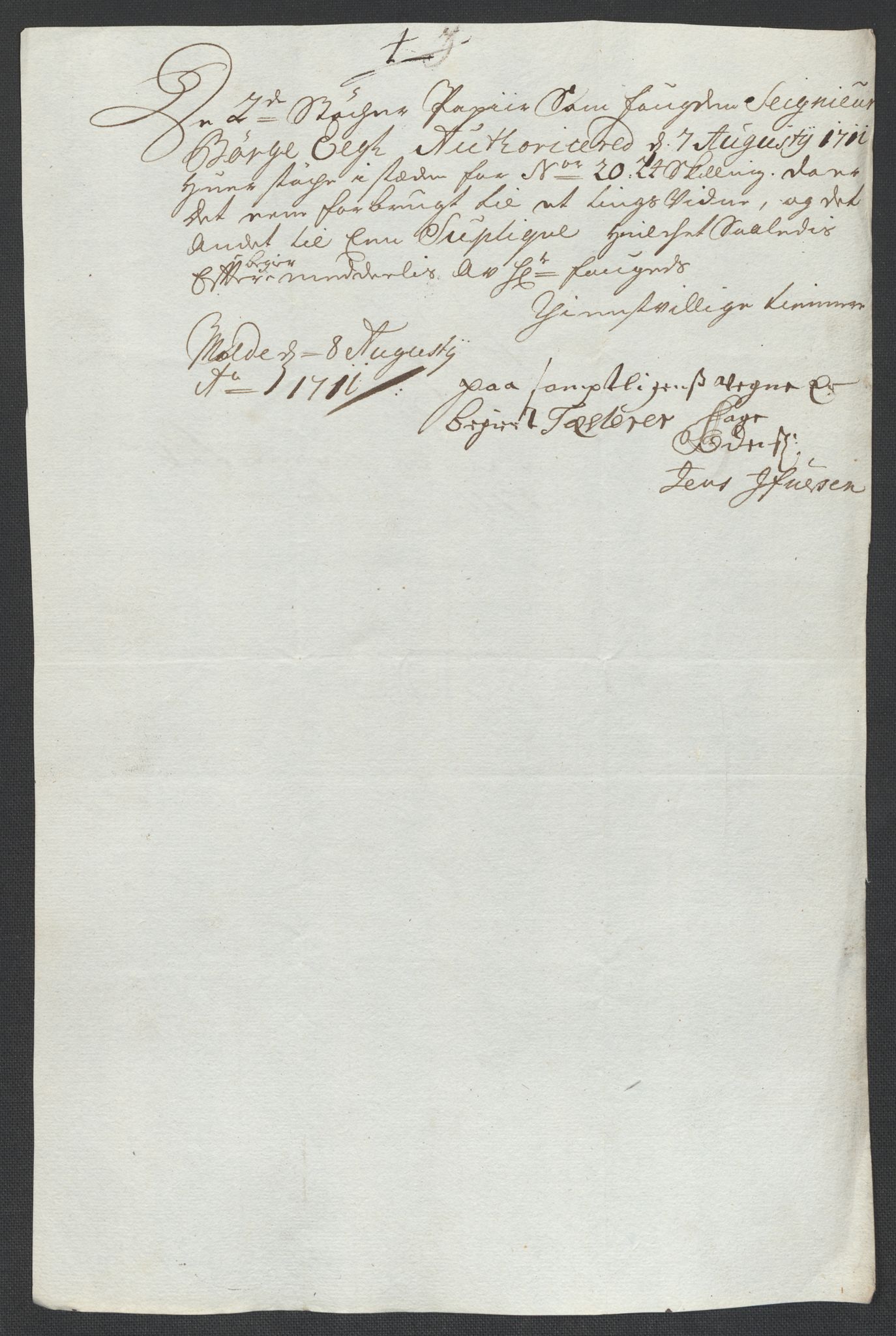 Rentekammeret inntil 1814, Reviderte regnskaper, Fogderegnskap, AV/RA-EA-4092/R55/L3660: Fogderegnskap Romsdal, 1711, p. 330