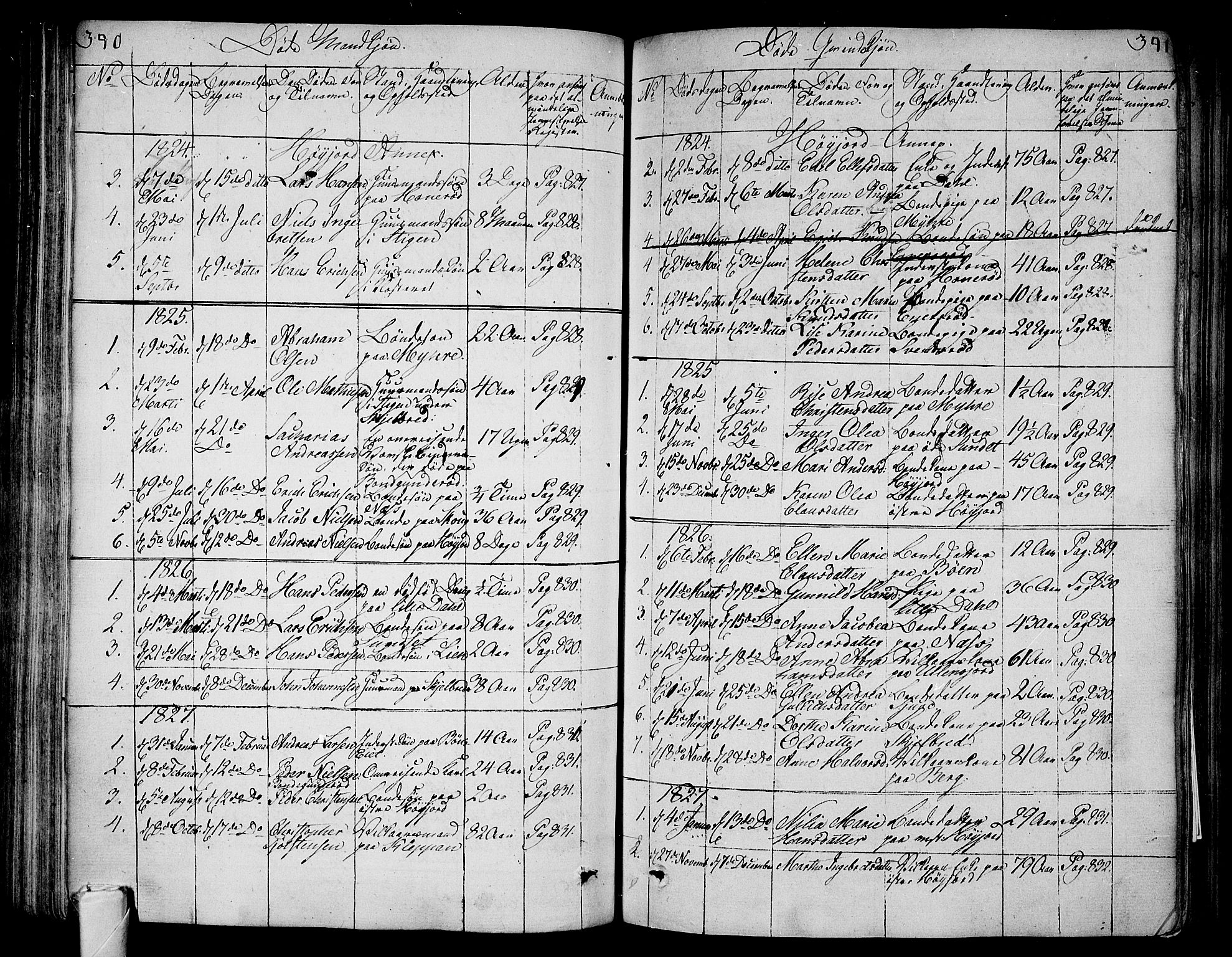 Andebu kirkebøker, SAKO/A-336/F/Fa/L0003: Parish register (official) no. 3 /2, 1815-1828, p. 340-341