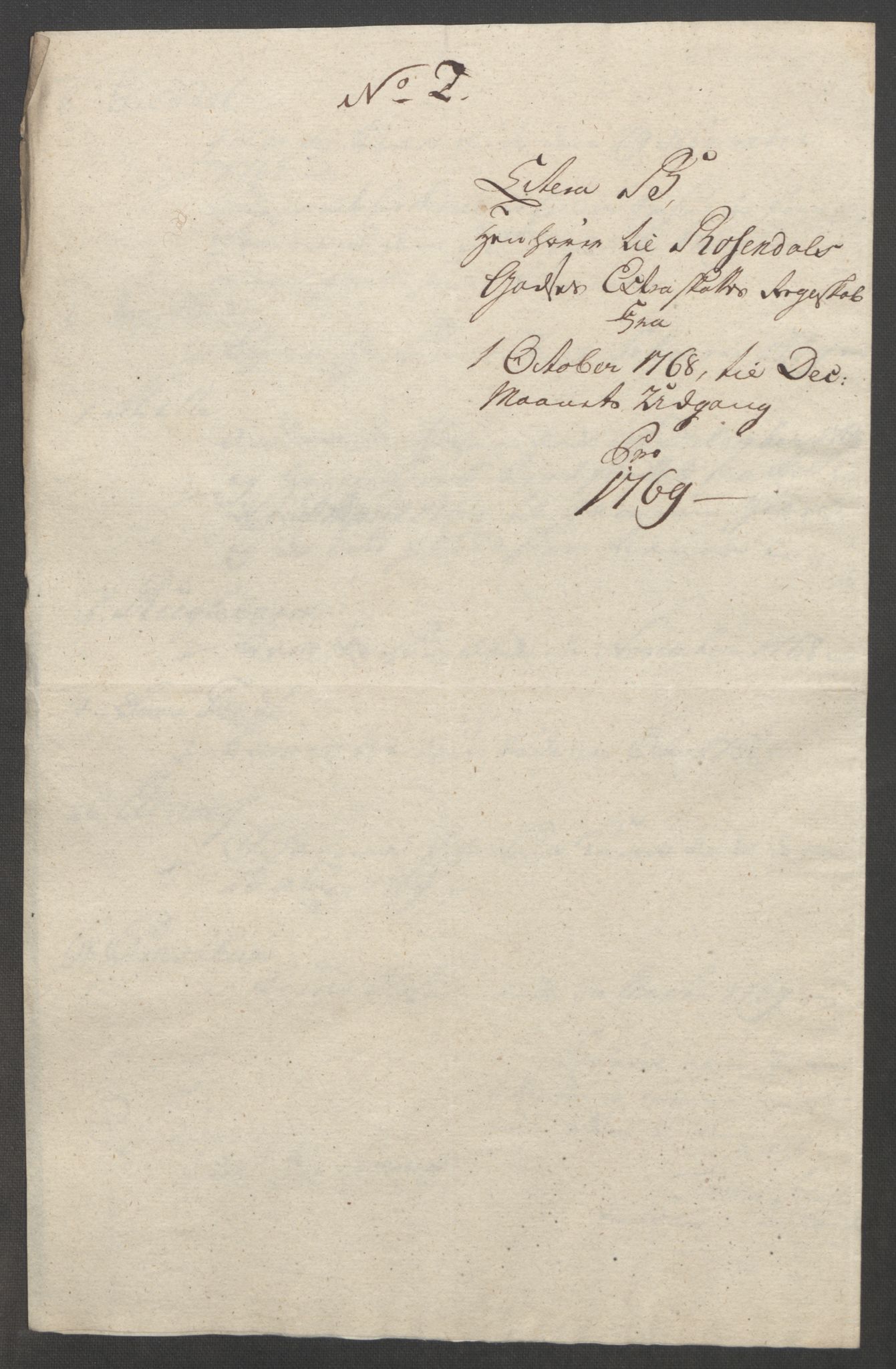 Rentekammeret inntil 1814, Reviderte regnskaper, Fogderegnskap, AV/RA-EA-4092/R49/L3157: Ekstraskatten Rosendal Baroni, 1762-1772, p. 259