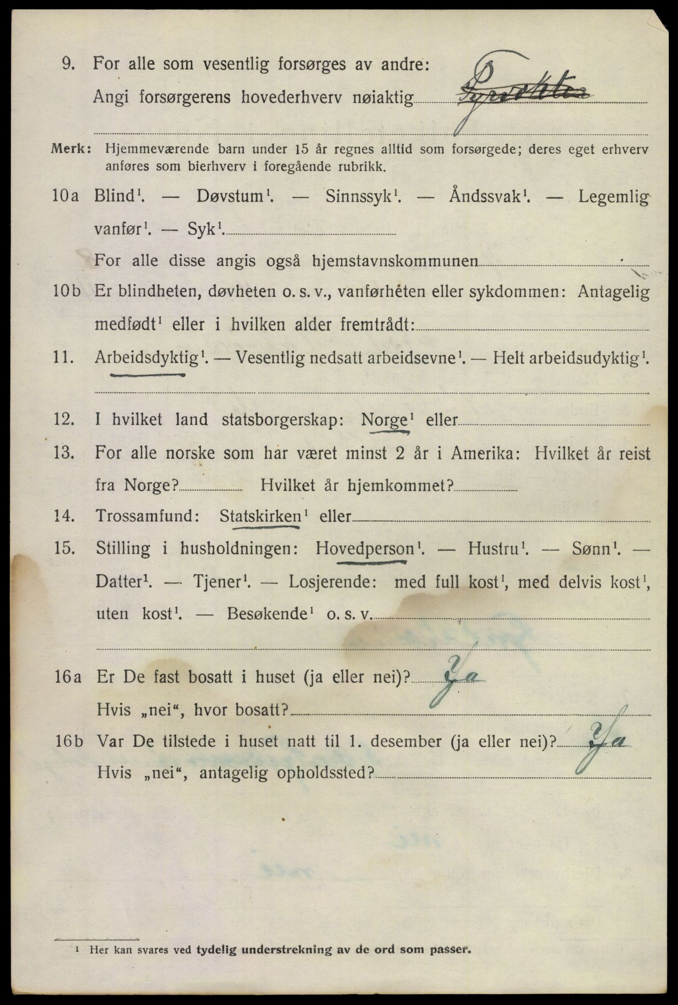 SAKO, 1920 census for Hurum, 1920, p. 11847