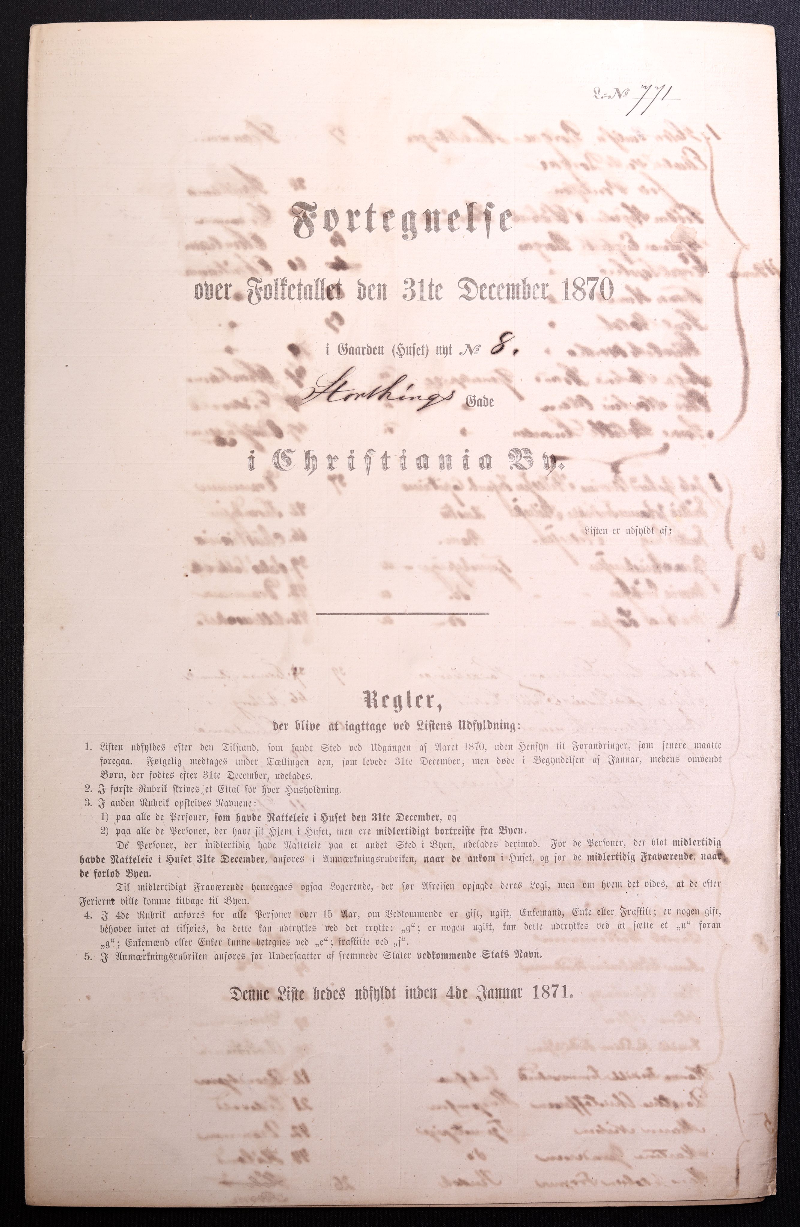 RA, 1870 census for 0301 Kristiania, 1870, p. 3938