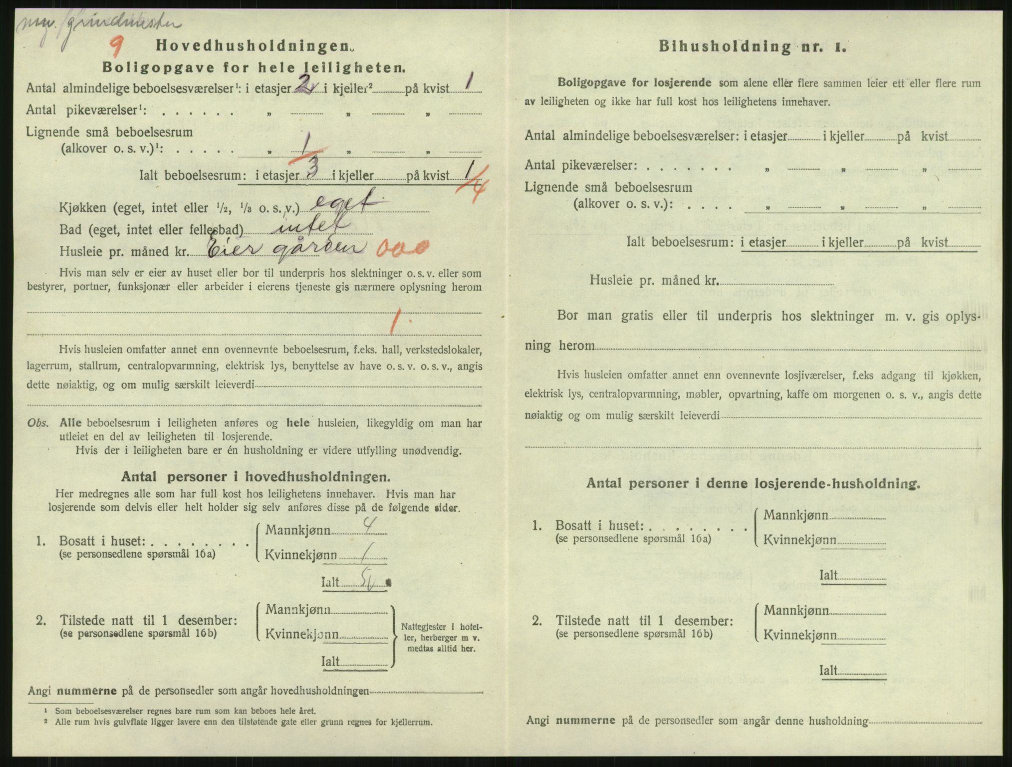 SAT, 1920 census for Namsos, 1920, p. 1310