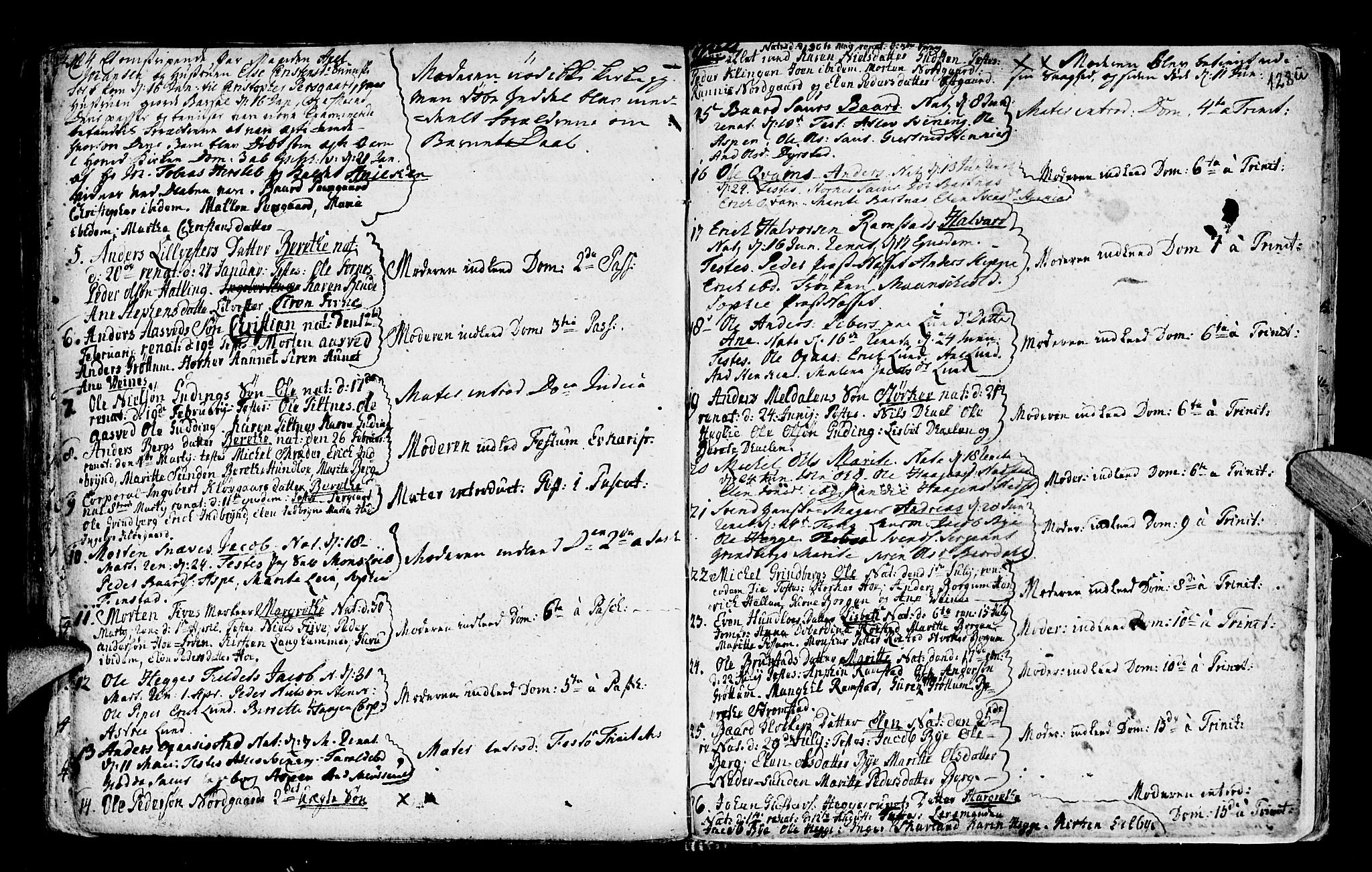 Ministerialprotokoller, klokkerbøker og fødselsregistre - Nord-Trøndelag, SAT/A-1458/746/L0439: Parish register (official) no. 746A01, 1688-1759, p. 128t