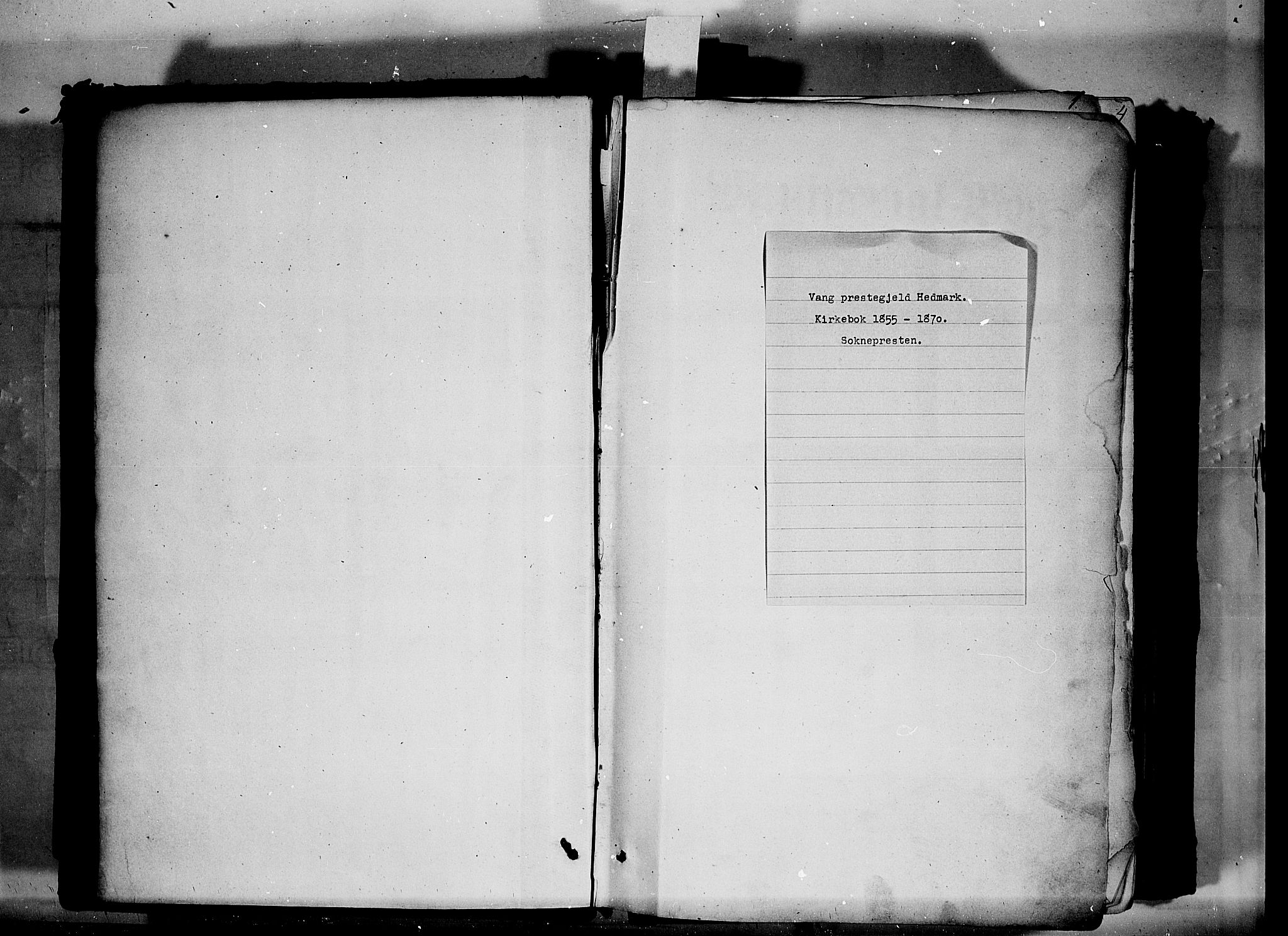 Vang prestekontor, Hedmark, SAH/PREST-008/H/Ha/Haa/L0012: Parish register (official) no. 12, 1855-1870