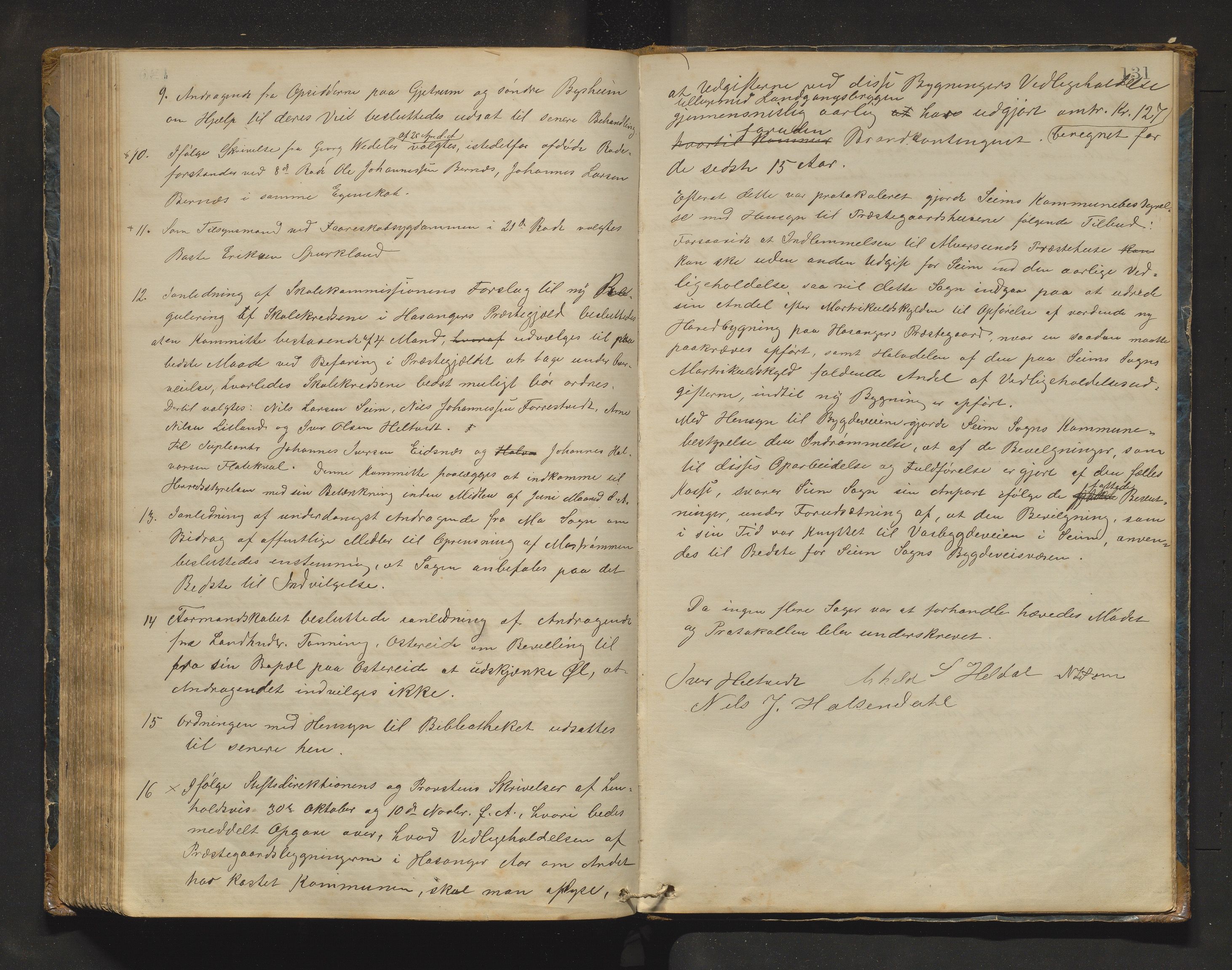 Hosanger kommune. Formannskapet, IKAH/1253a-021/A/Aa/L0002: Møtebok for Hosanger formannskap, heradsstyre og Seim soknestyre, 1867-1881, p. 131