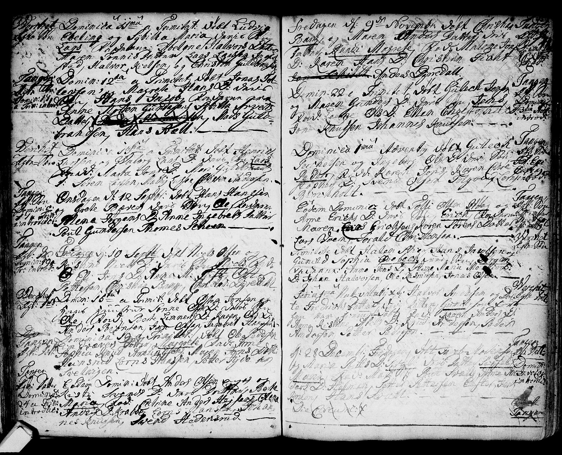 Strømsø kirkebøker, AV/SAKO-A-246/F/Fb/L0002: Parish register (official) no. II 2, 1739-1814, p. 45