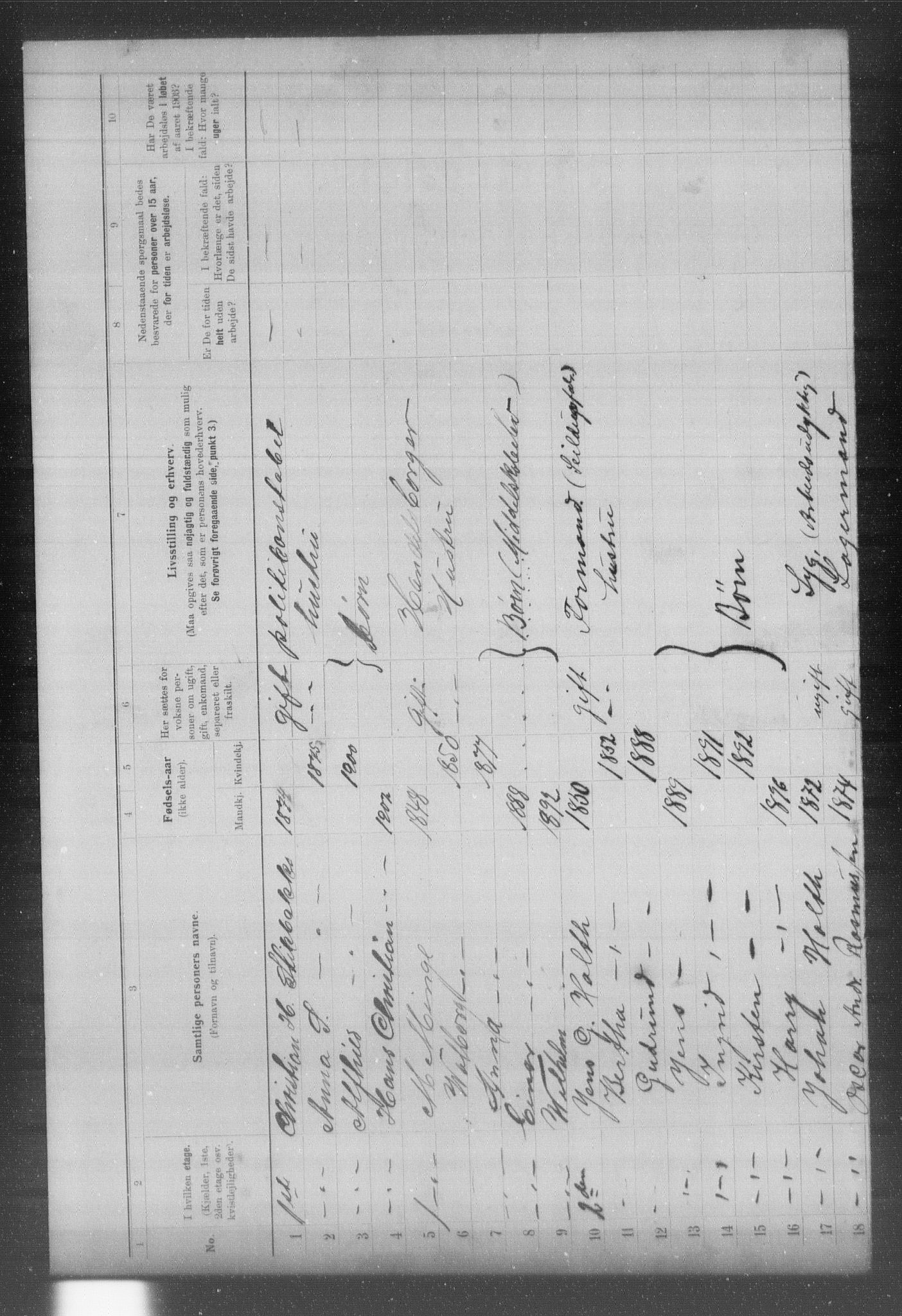 OBA, Municipal Census 1903 for Kristiania, 1903, p. 12604