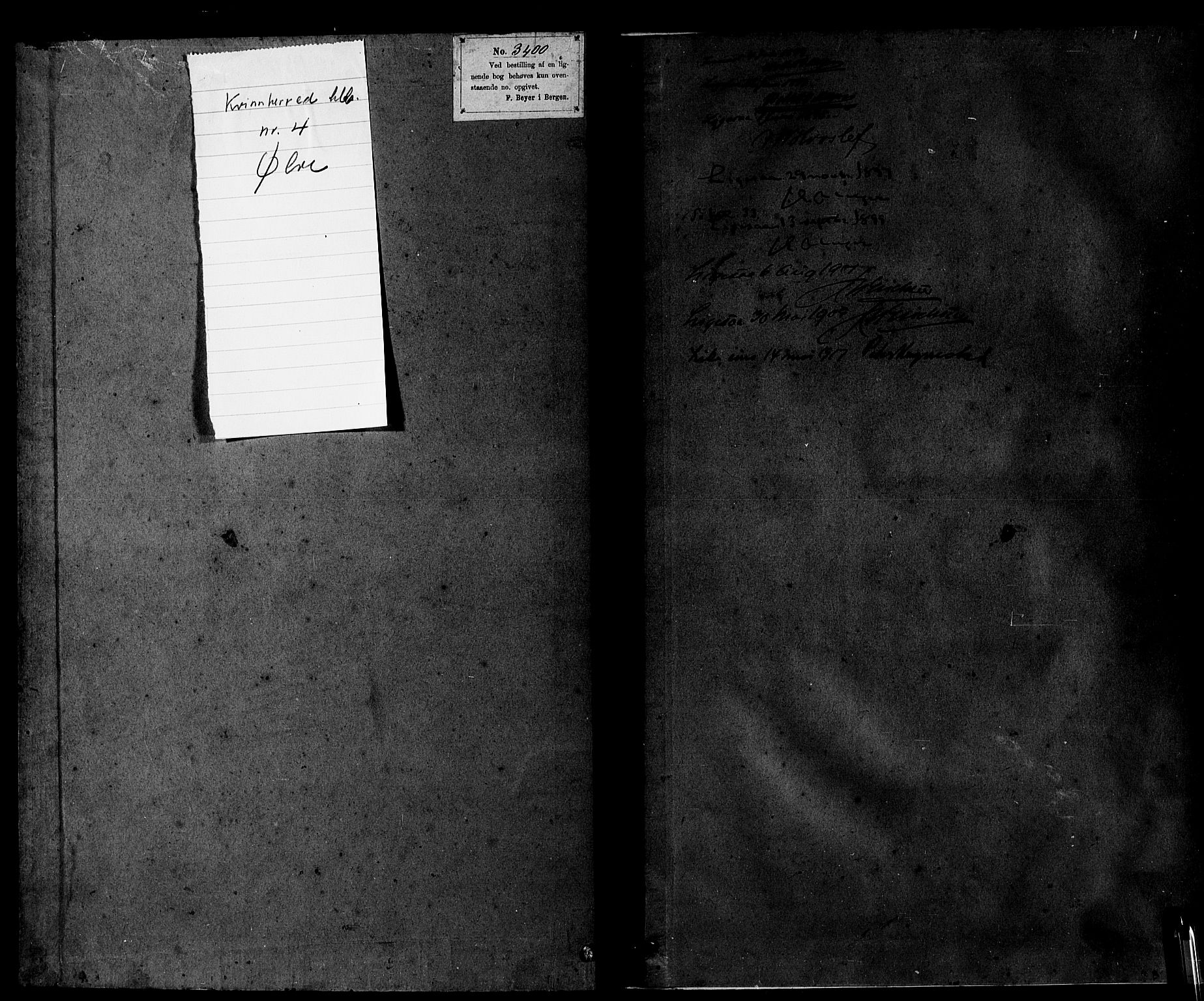 Kvinnherad sokneprestembete, SAB/A-76401/H/Hab: Parish register (copy) no. E 1, 1885-1921